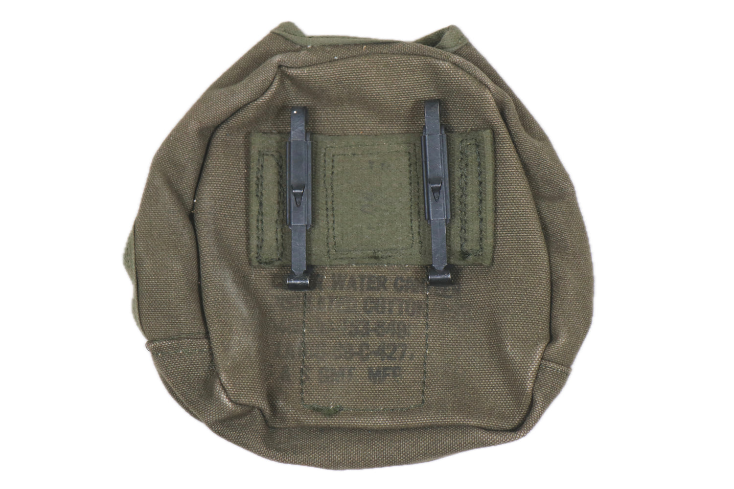 US Military OD Canvas Canteen Pouch