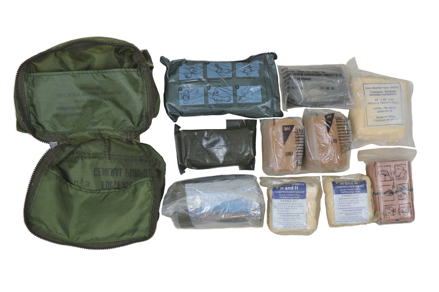 US Military OD First Aid Kit