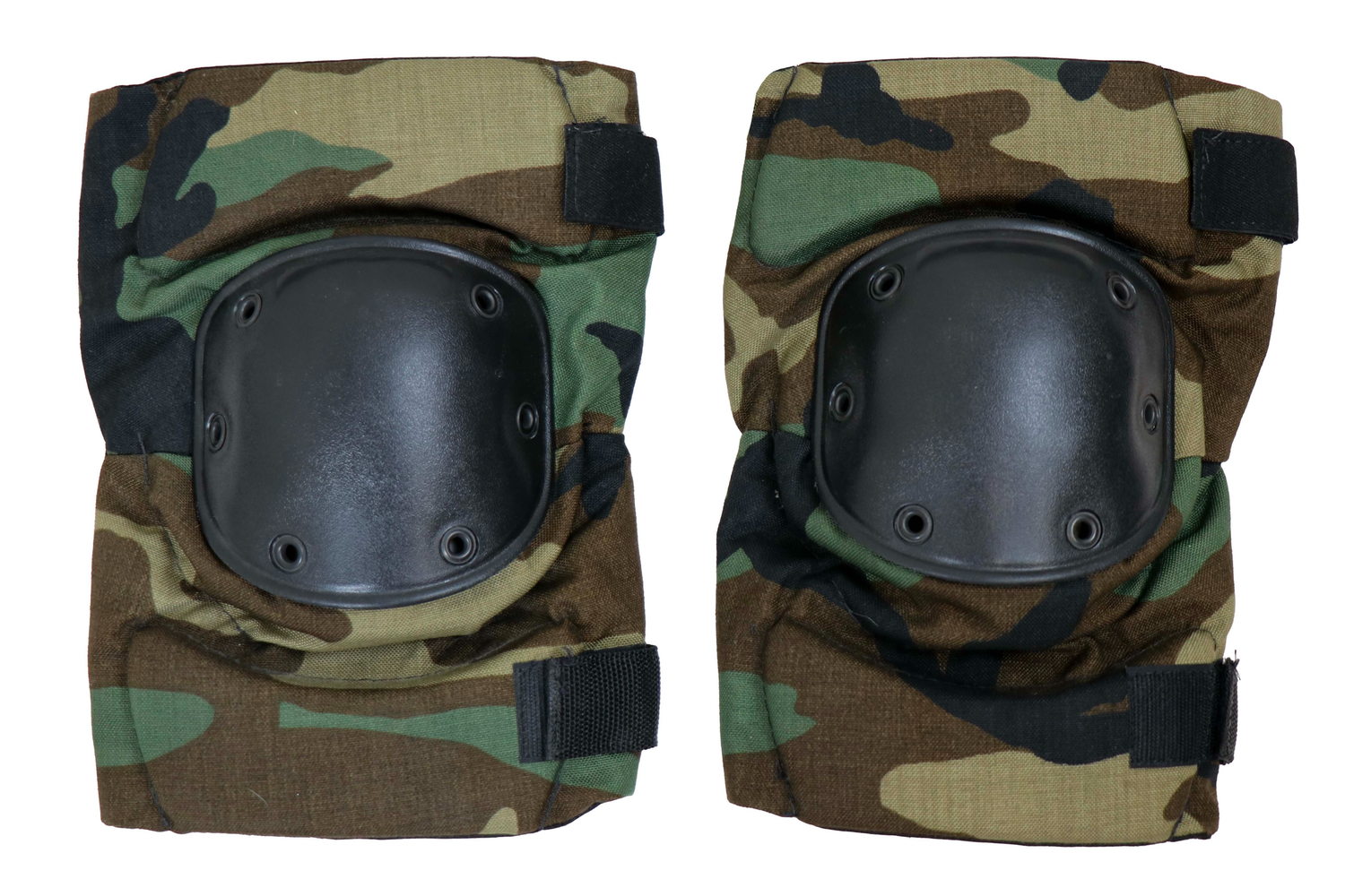 US Military Woodland M81 Knee Pad Set