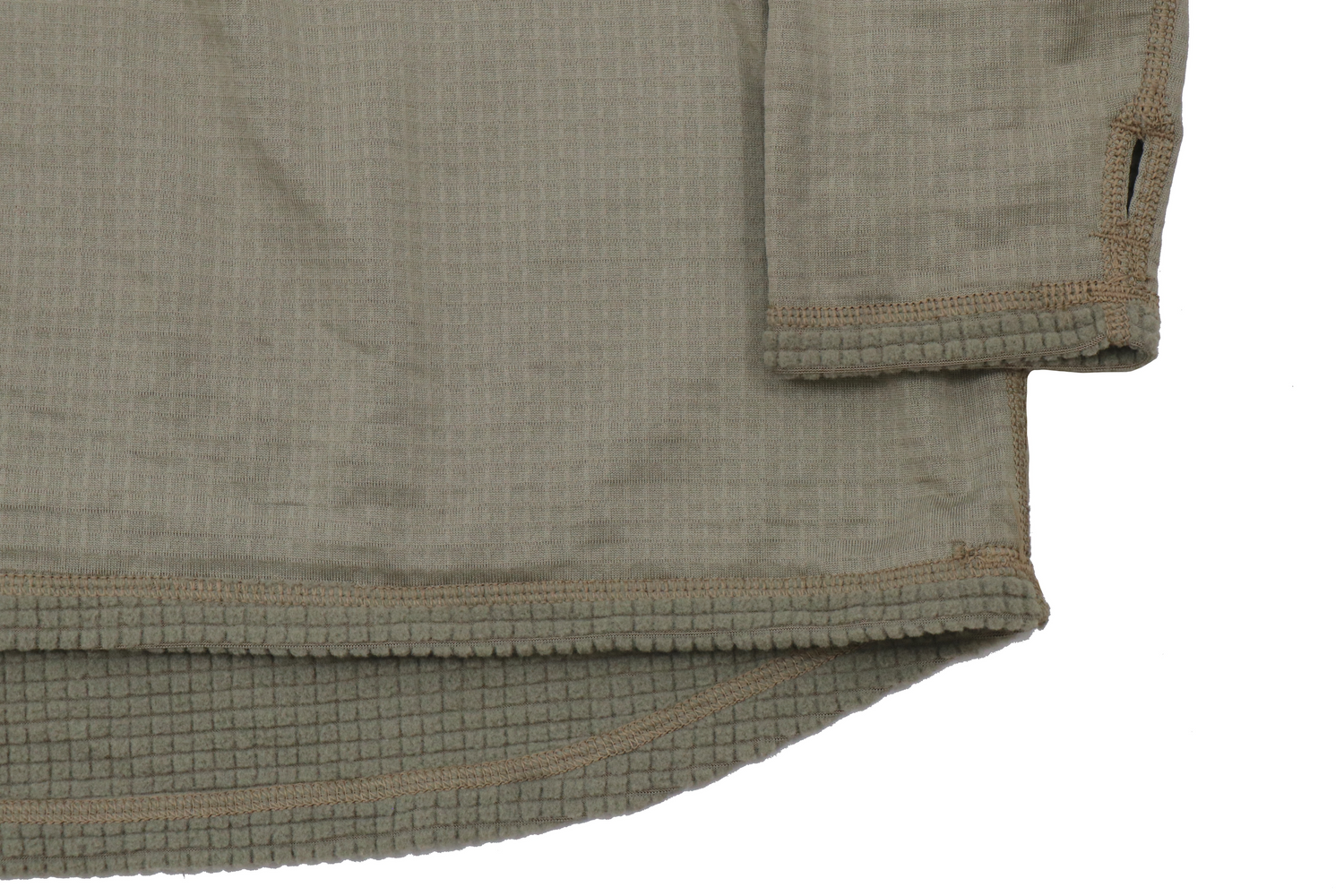 US Army Tan 499 Mid Weight Waffle Fleece