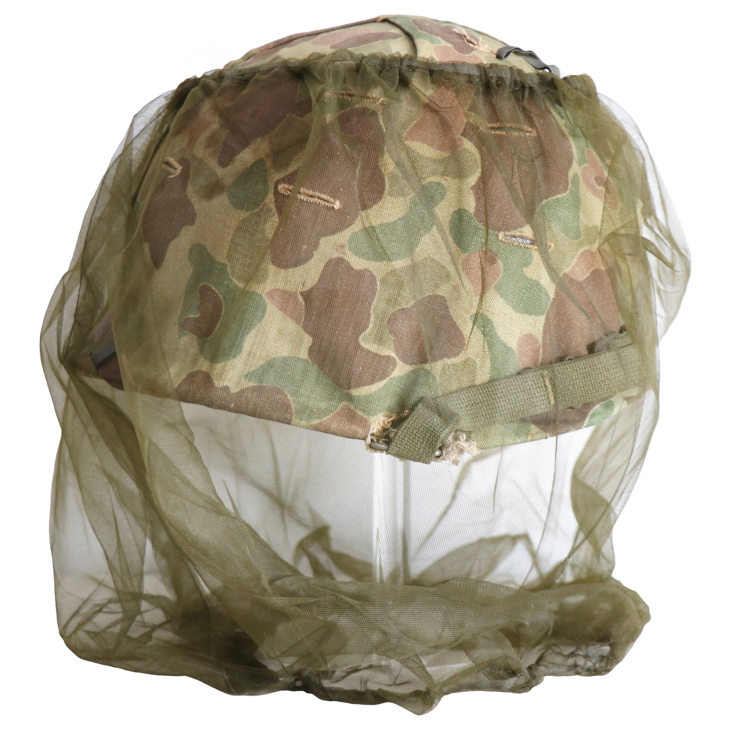 US Military OD Helmet Mosquito Net