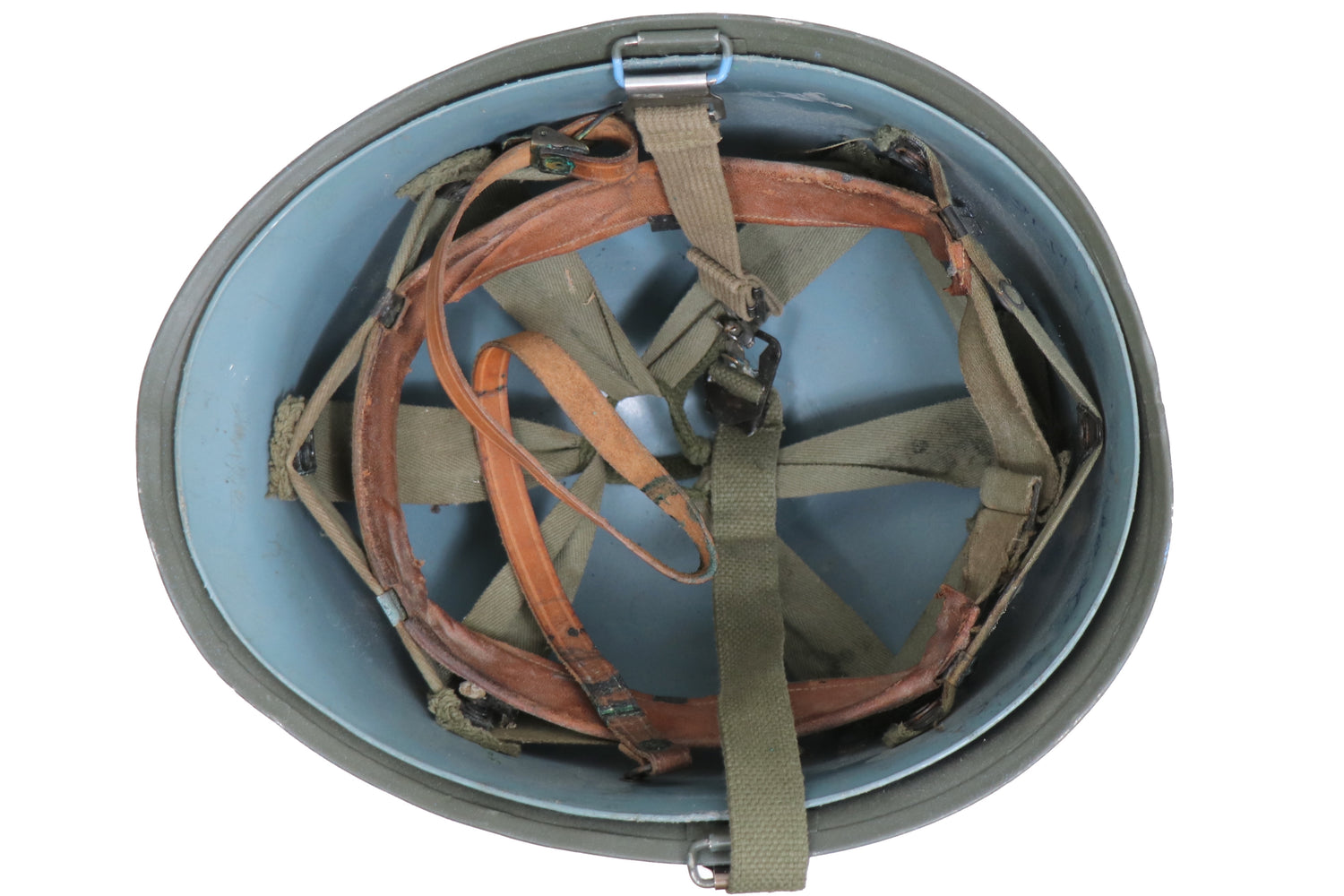 Belgian Light Blue M1 Helmet with Liner