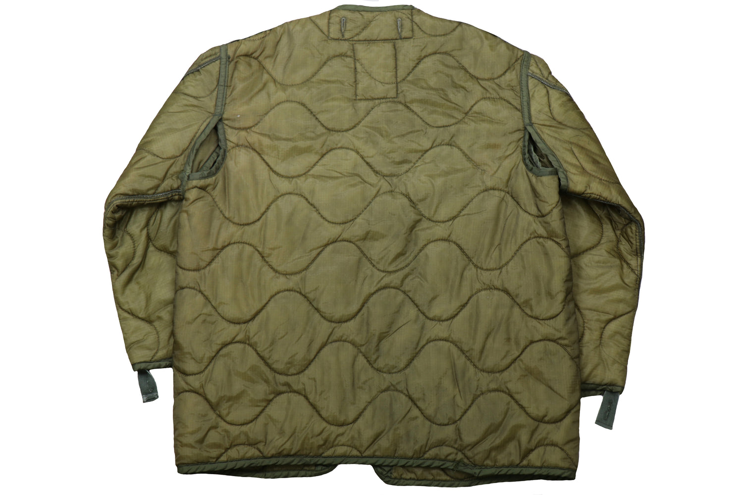 US Military OD Green M65 Cold Weather Coat Liner With Buttonholes