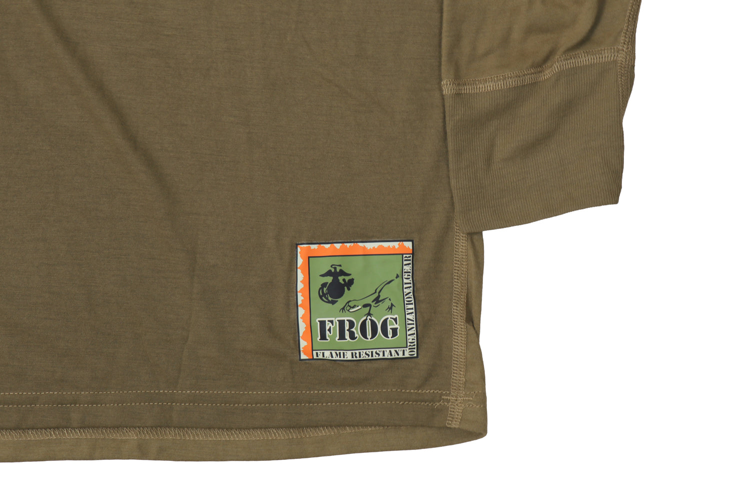 US Marine Corps Coyote Frog Silkweight Long Sleeve Shirt