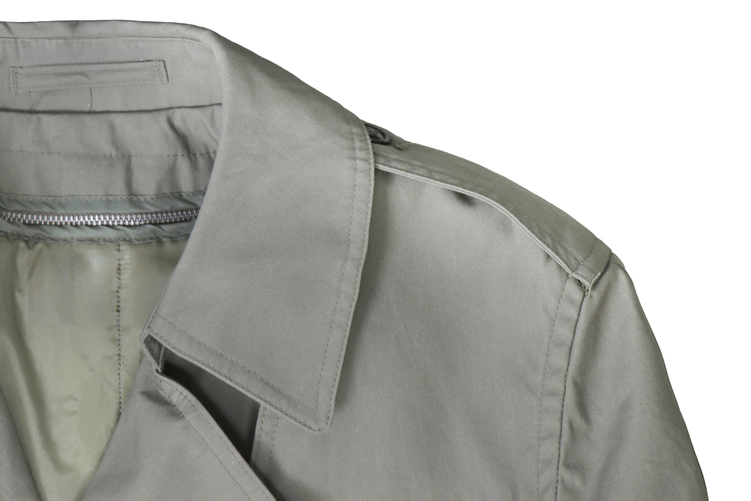 USMC Pewter All Weather Trench Overcoat