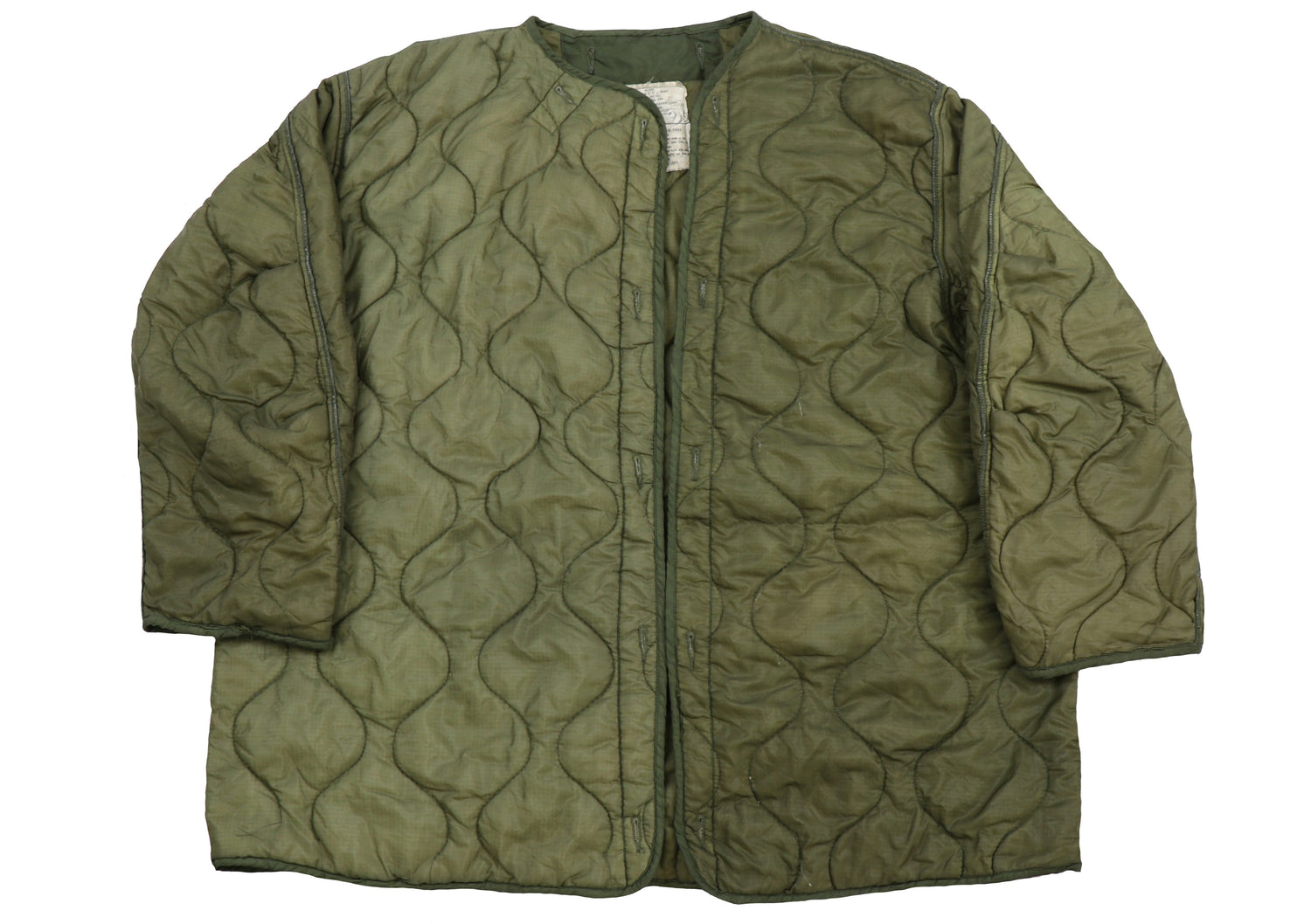 US Military OD Extreme Cold Weather Quilted Parka Liner