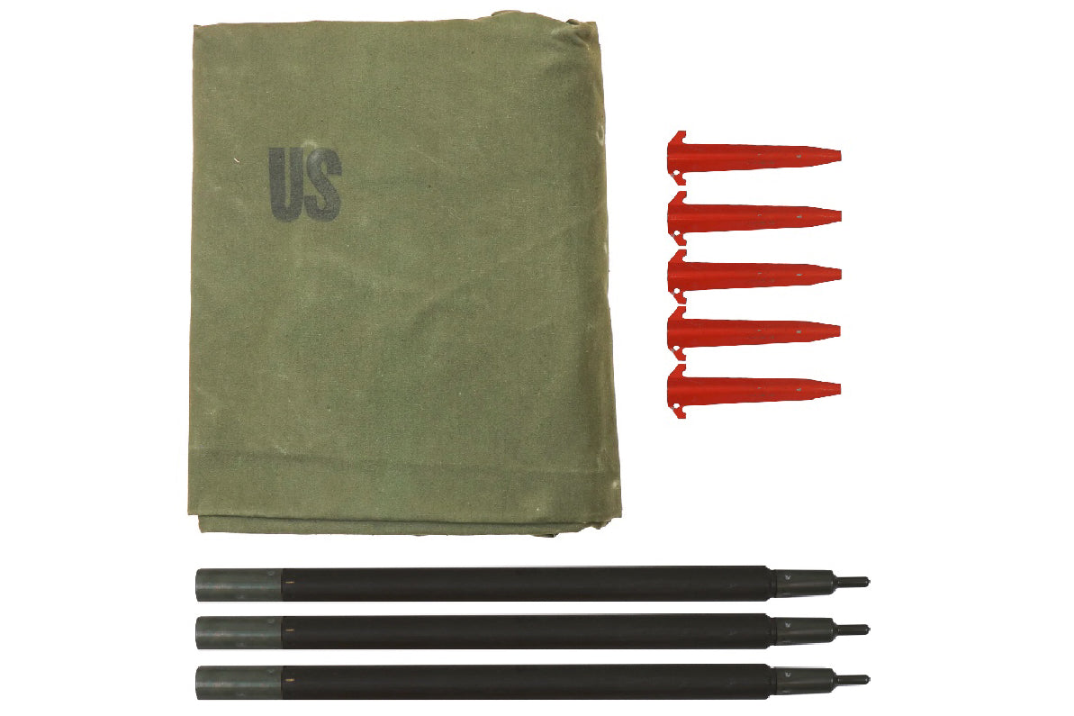 US Military OD Shelter Half Pup Tent