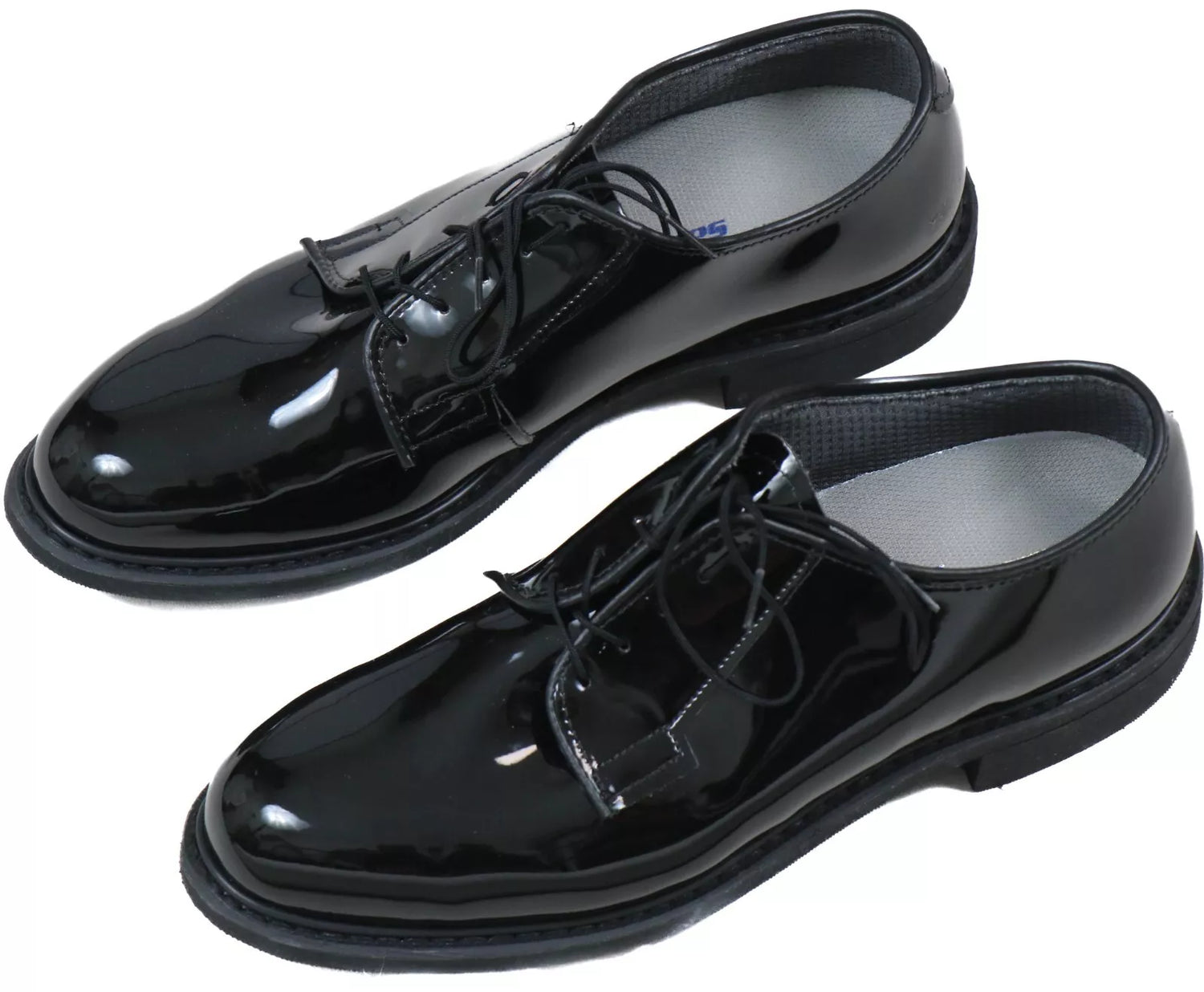 CAPPS US Military High Gloss Oxford Dress Shoes