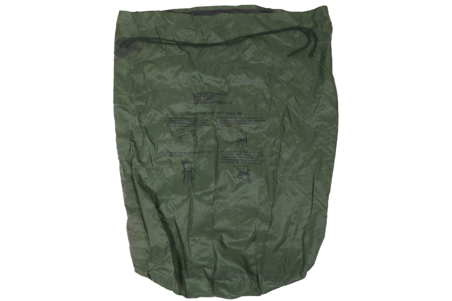 US Military OD Green Waterproof Clothing Bag