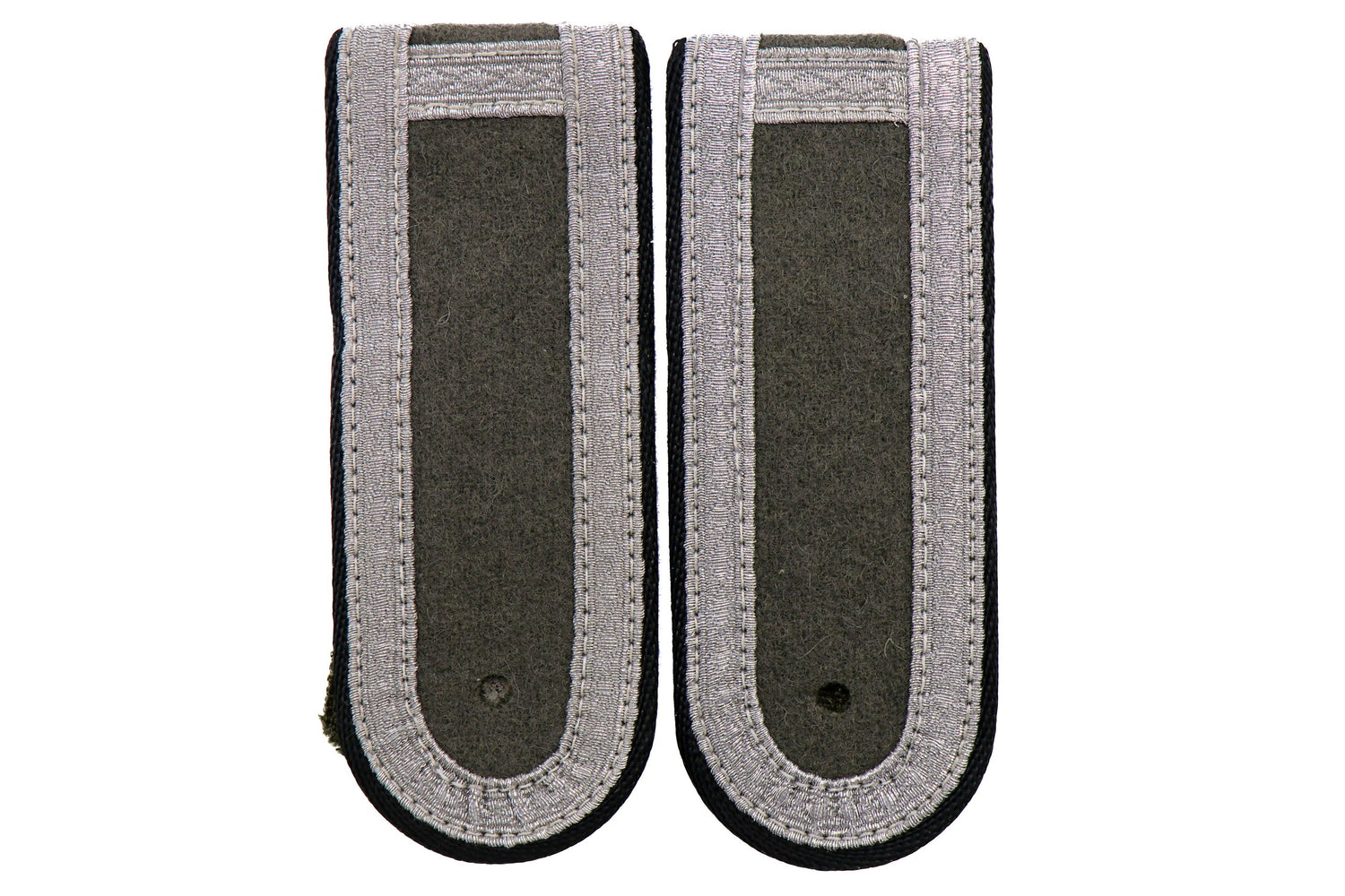 East German NCO Shoulder Board w Black Piping