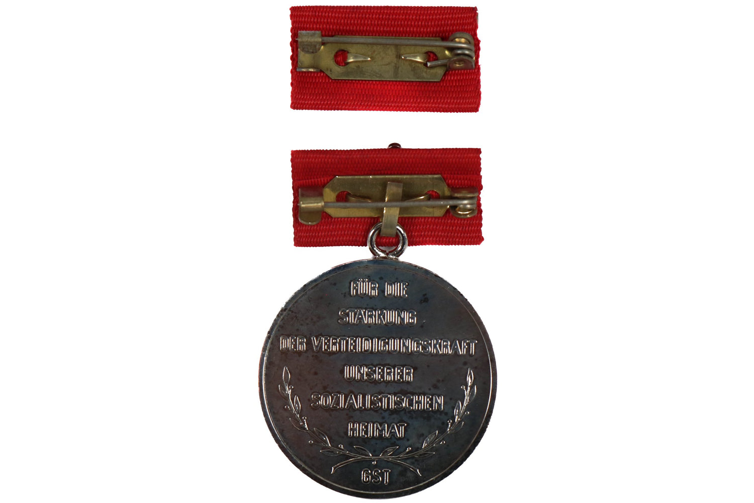 East German Army GST Silver Ernst Schneller Medal