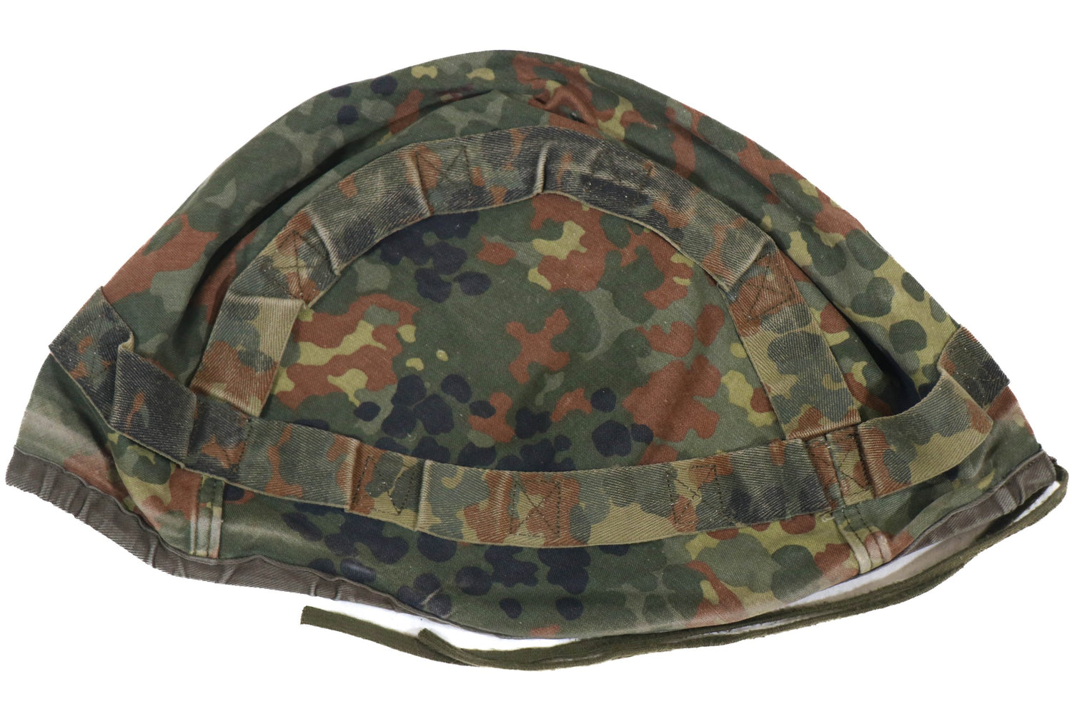 German Bundeswehr Flecktarn Snow Reversible Helmet Cover
