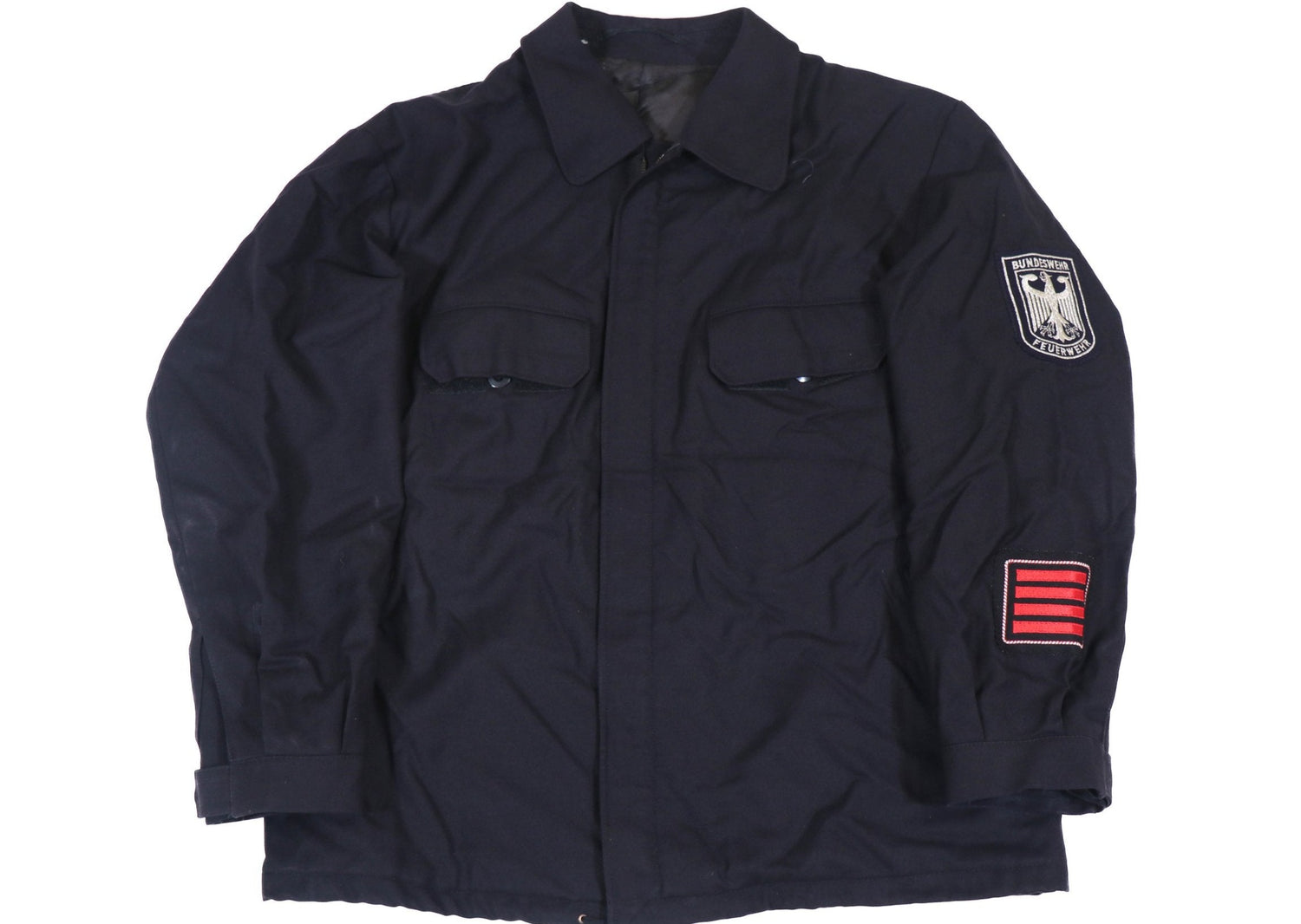German Bundeswehr Feuerwehr Blue Fire Coat