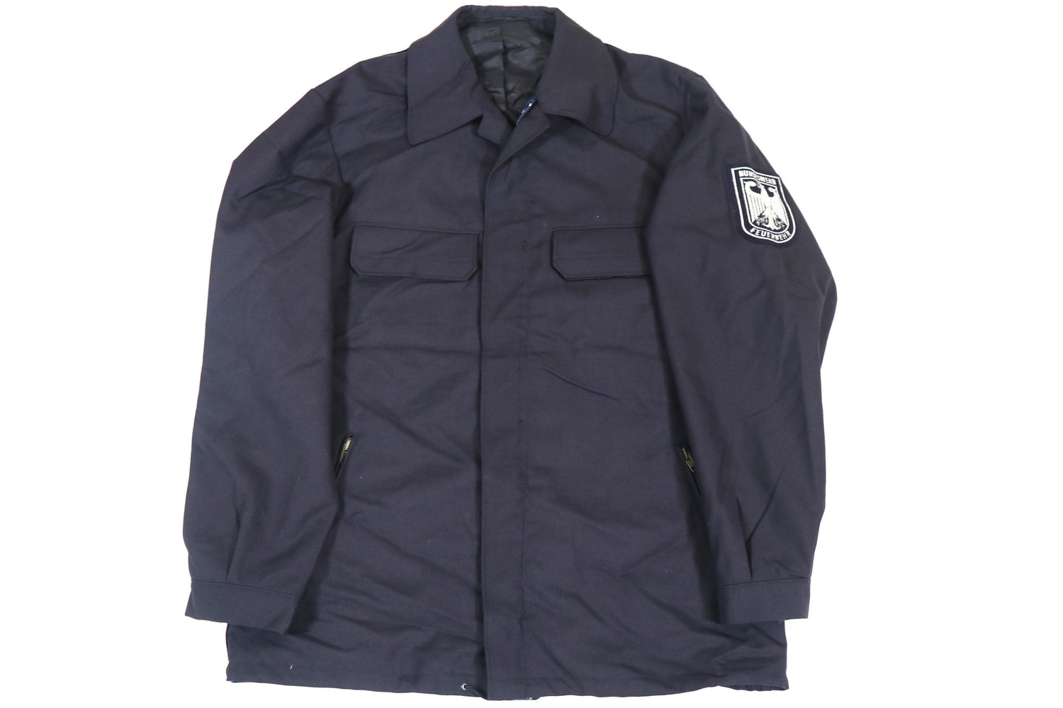 German Bundeswehr Feuerwehr Blue Fire Coat