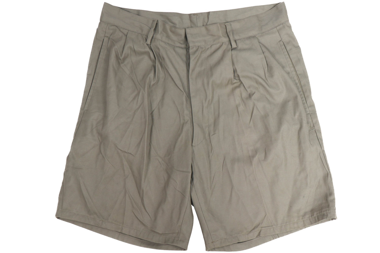 Italian Tropical Khaki Shorts