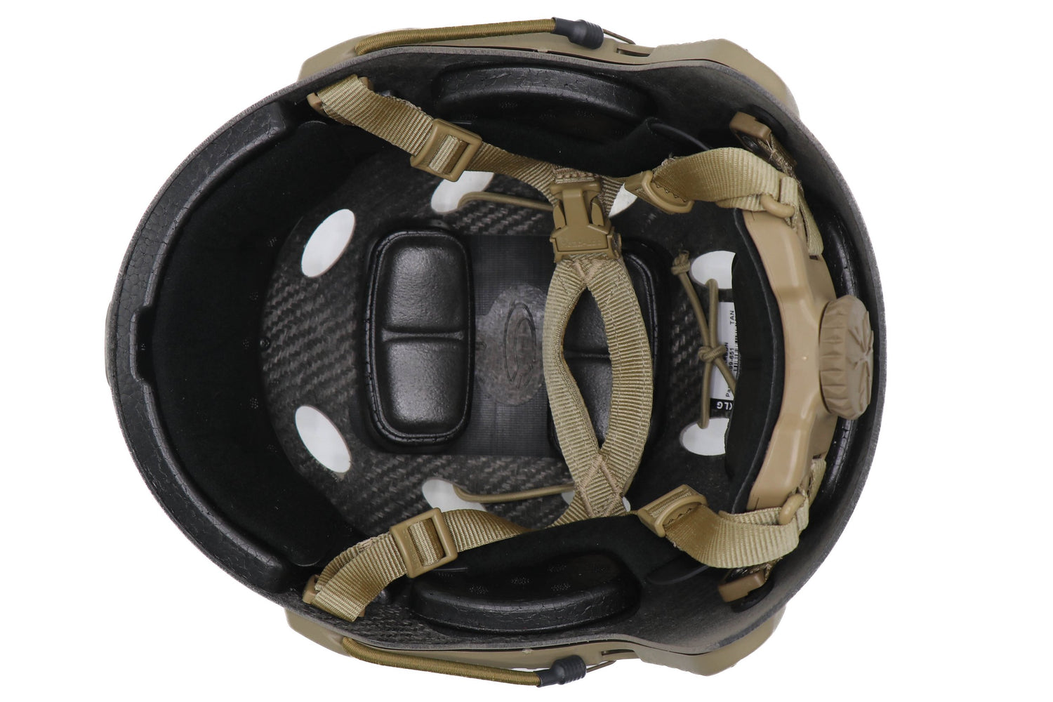 XLarge Ops-Core Tan Carbon High Cut Helmet