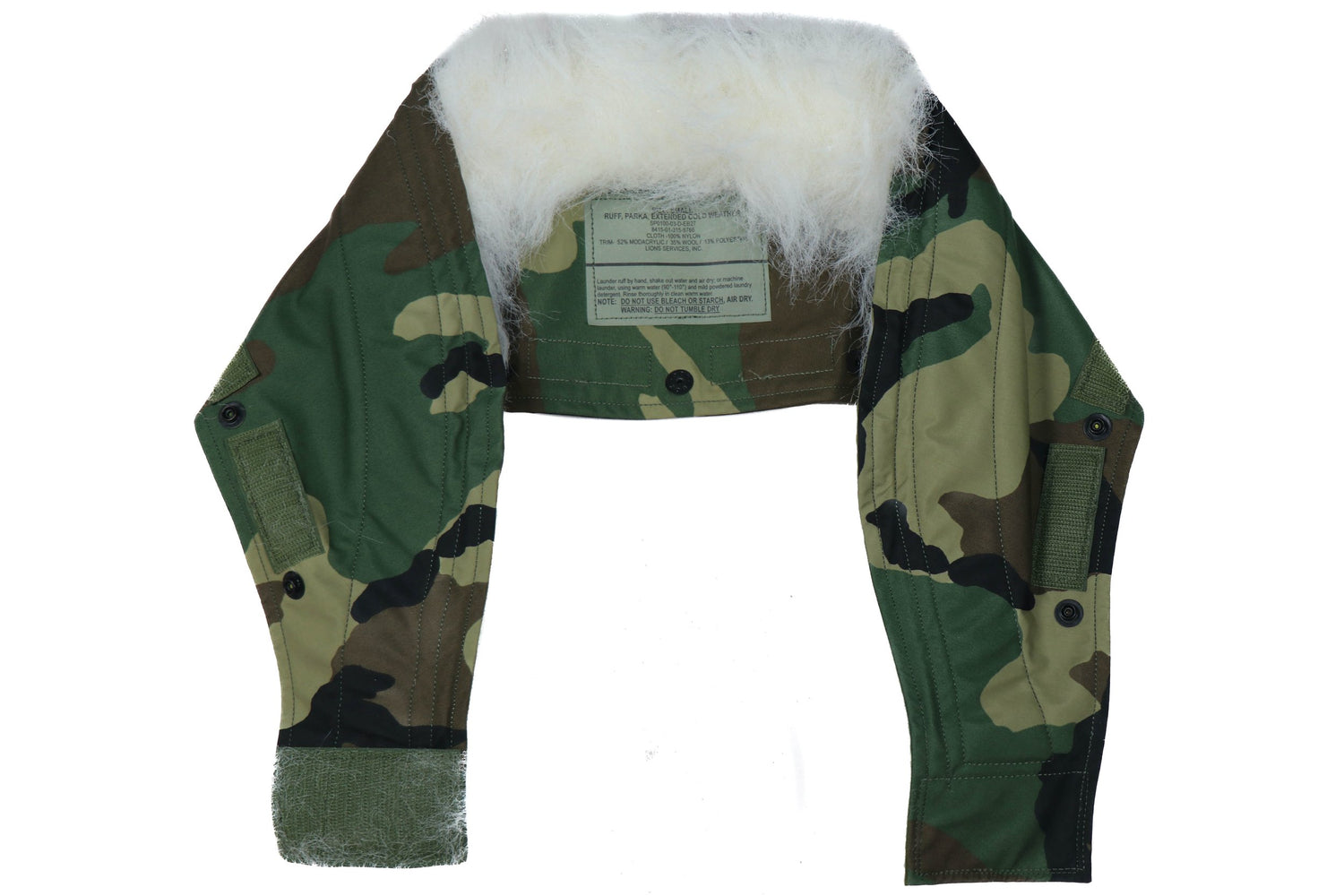 US Woodland M81 Extended Cold Weather Parka Ruff