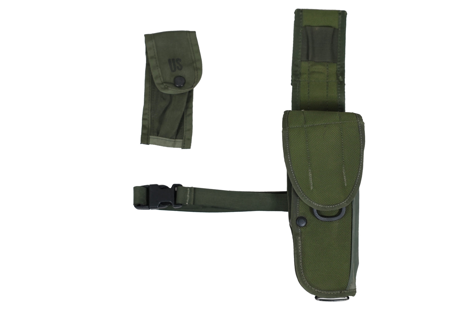 Bianchi M-12 Beretta M9 Extended Drop Leg Holster with Alice Belt and 9MM Pouch