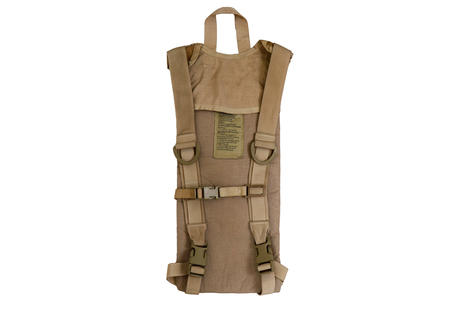 US Military Desert Tan Hydration Carrier