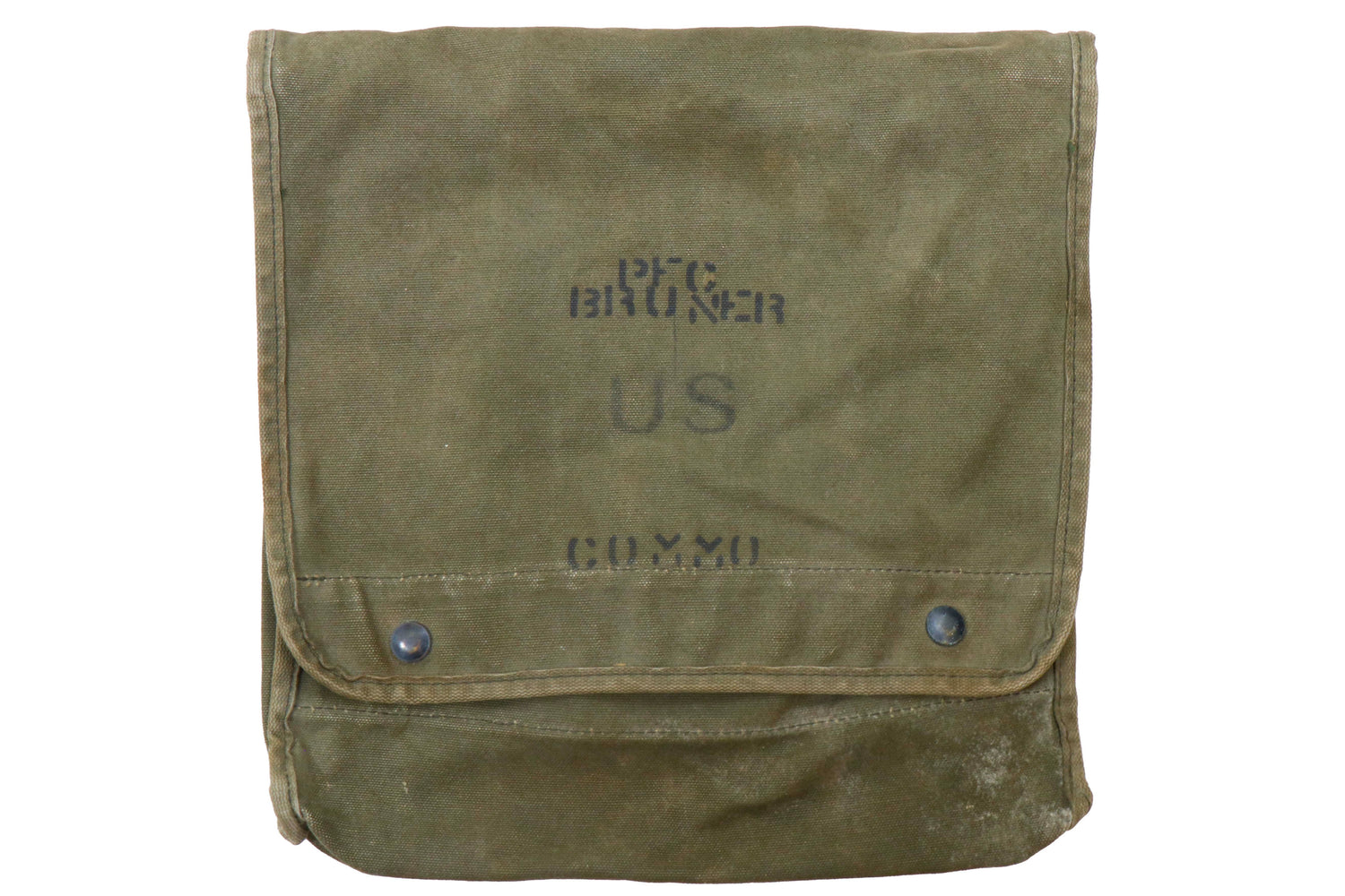 US Military OD Map and Photograph Case