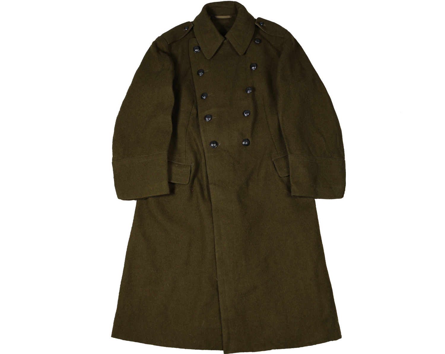 Romanian Army Wool Trench Coat