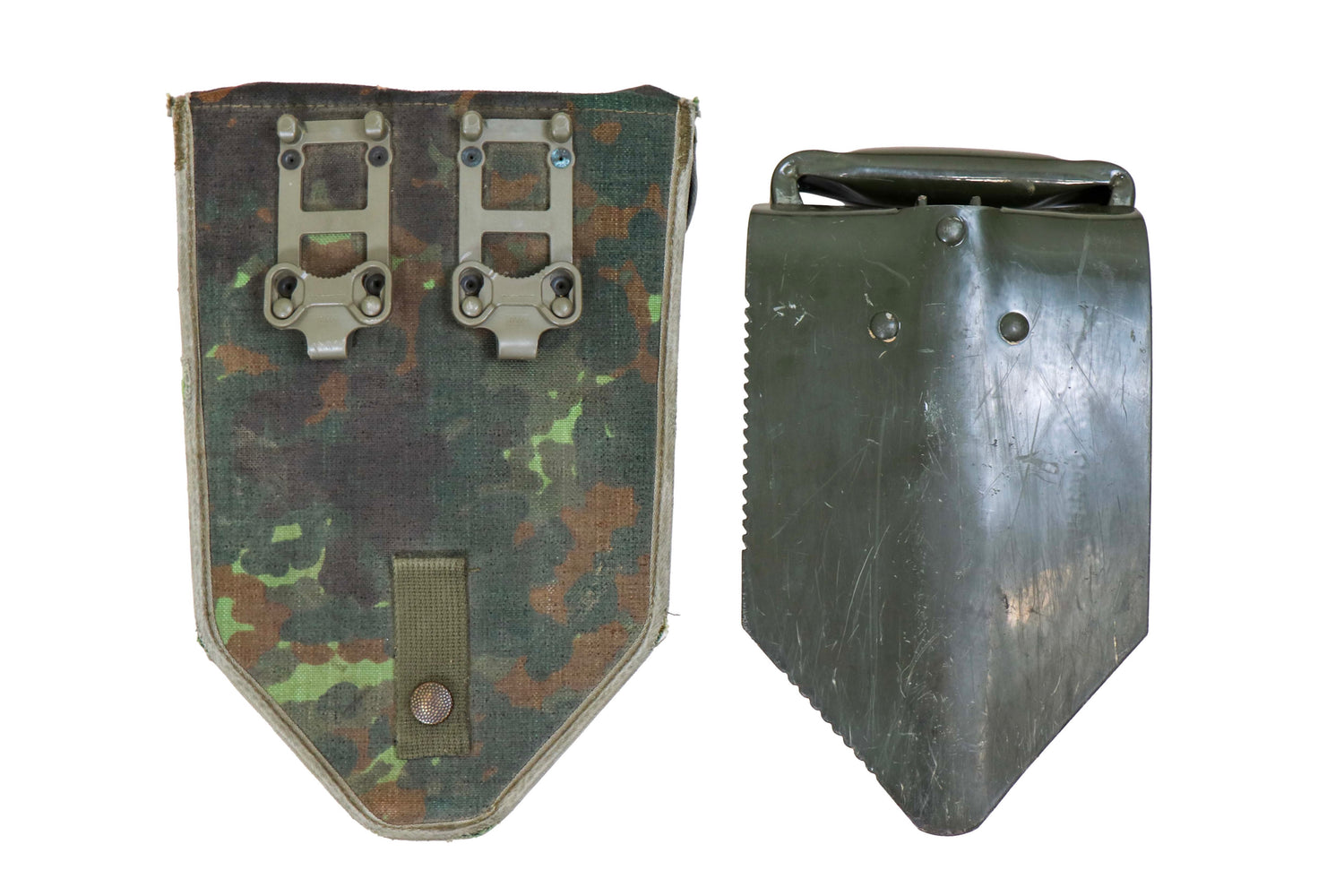 Flecktarn Entrenching Tool and Pouch