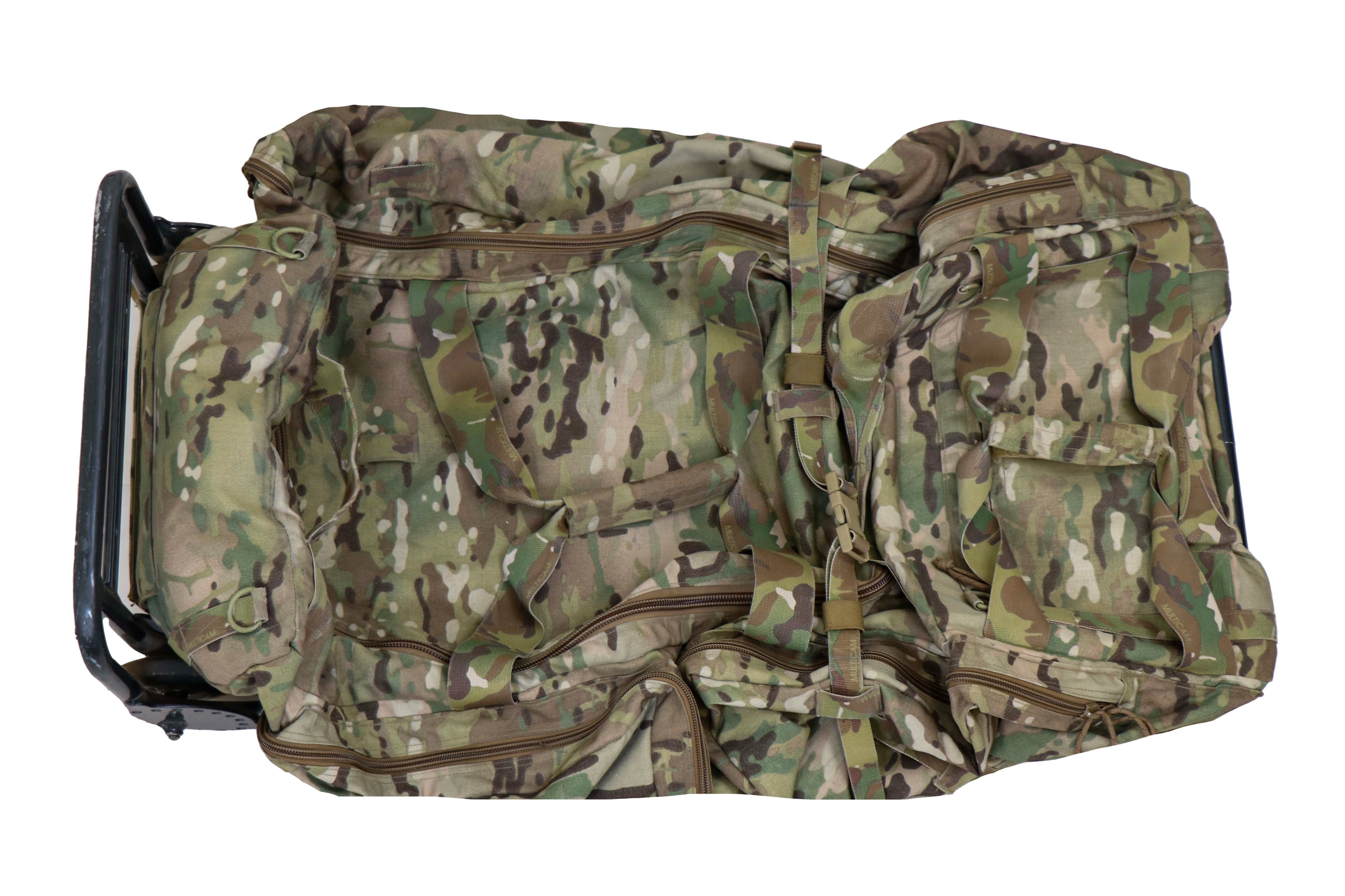 US Military Eagle Industries OCP Rolling Deployment Bag – Gear Rack