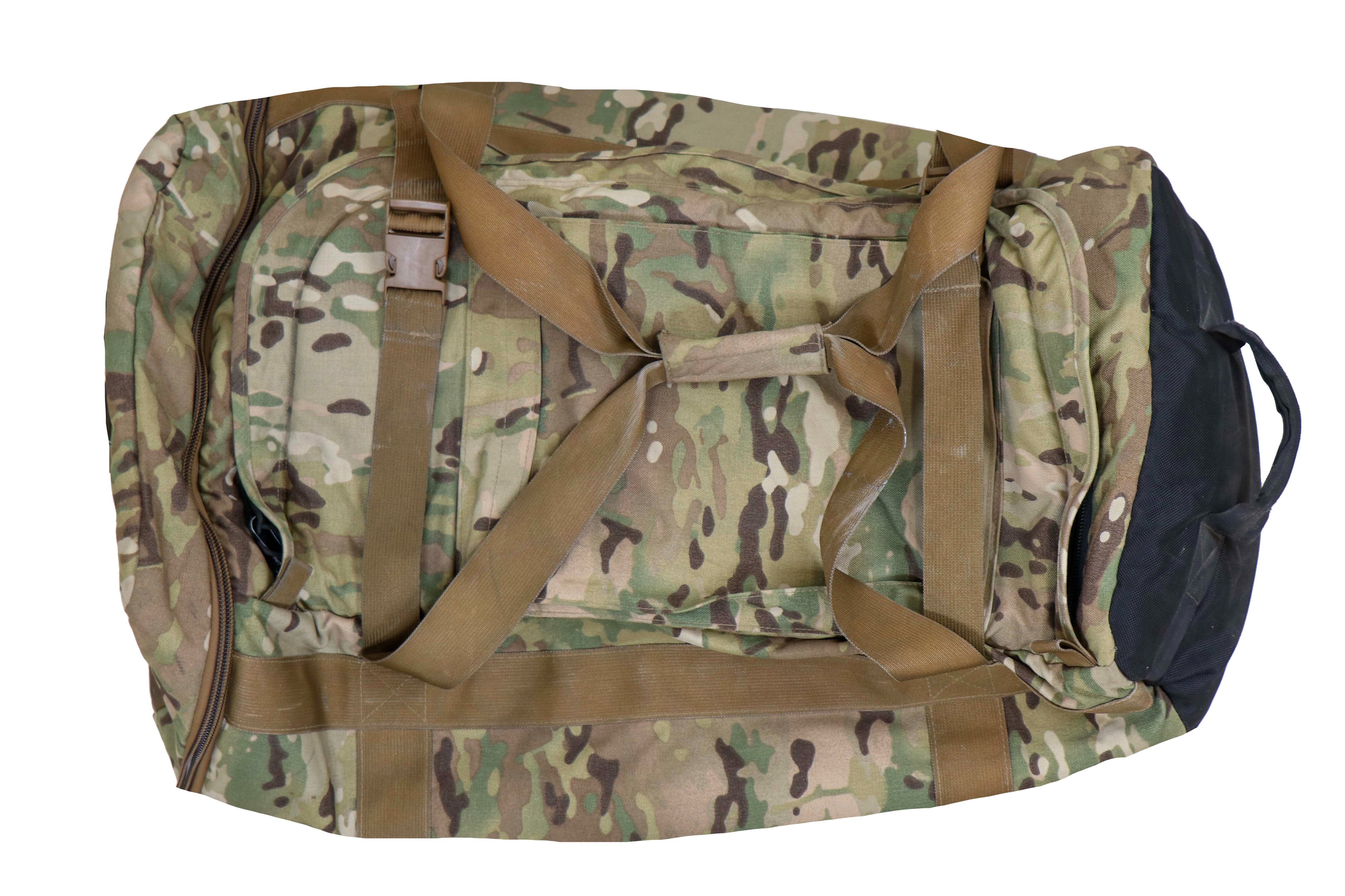 US Military OCP Rolling Deployment Bag – Gear Rack