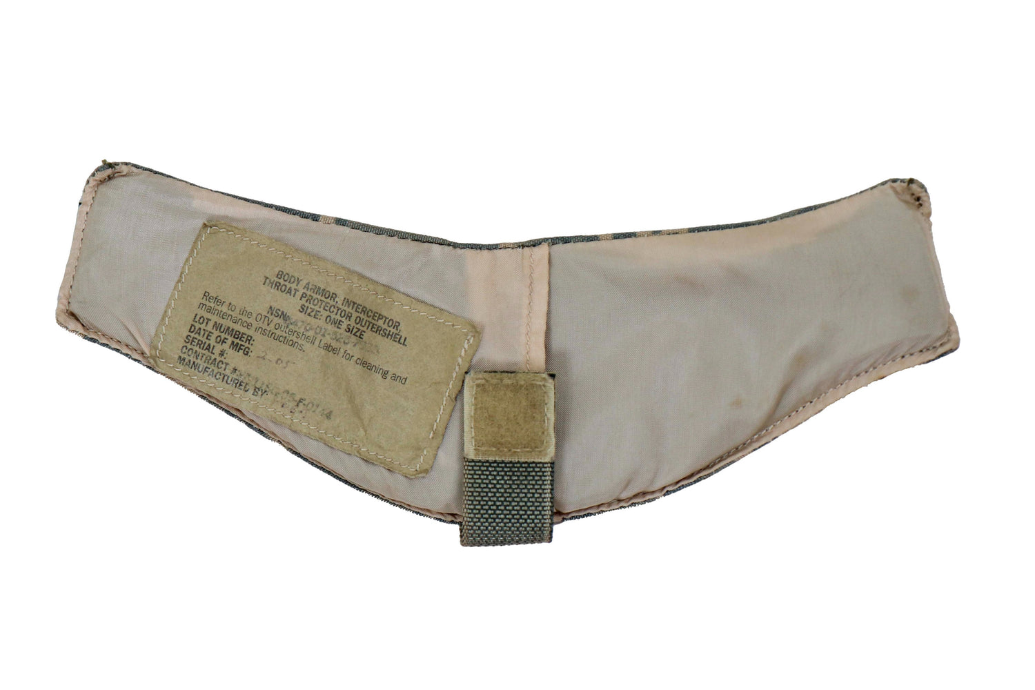 US Military UCP Throat Protector Outershell