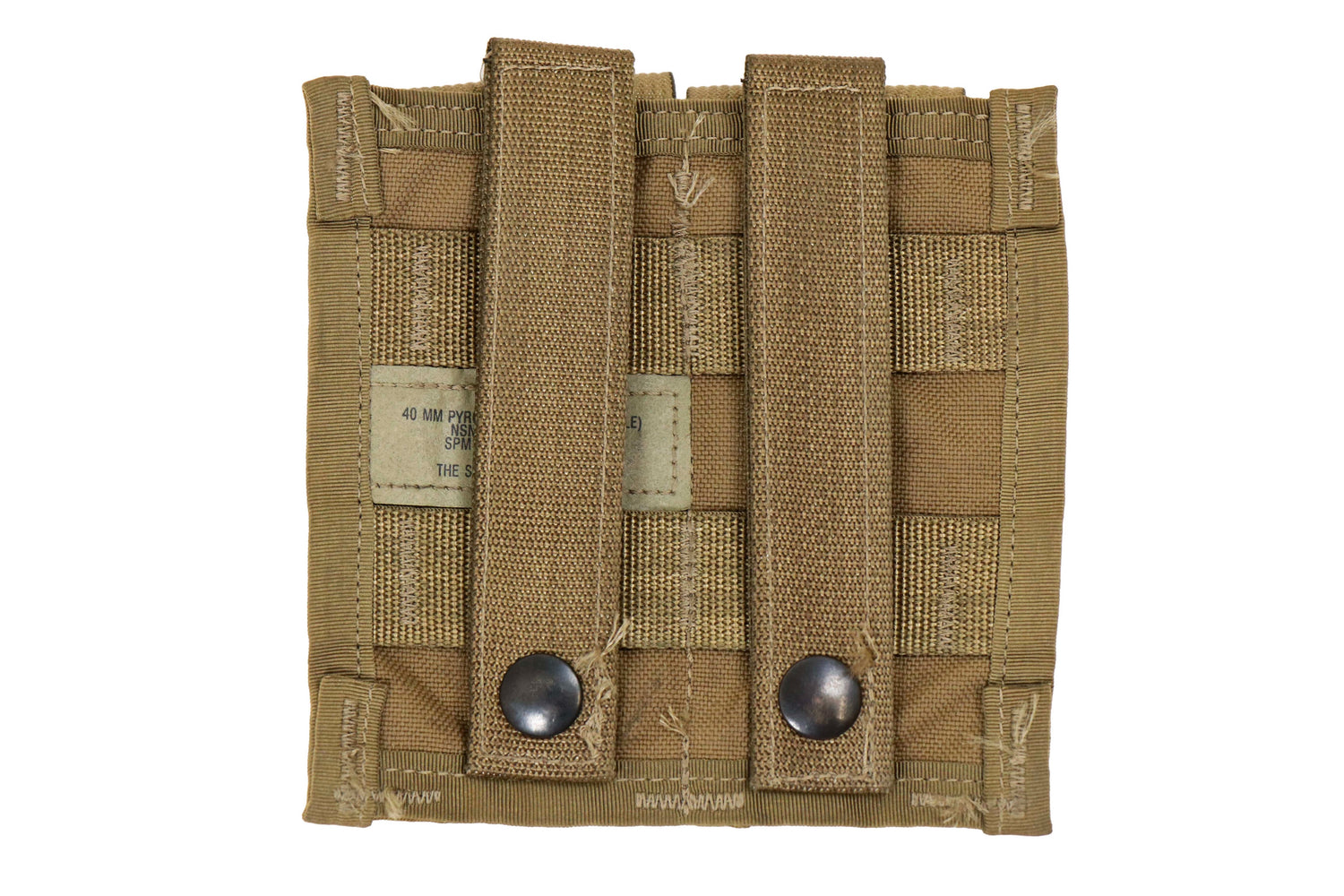 USMC Coyote Double 40MM Pyrotechnics Grenade Pouch