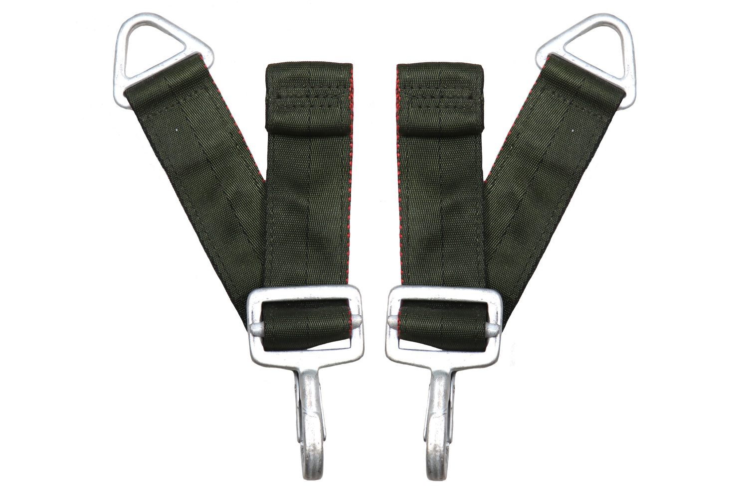 US Military Parachute Harness D-Clips OD