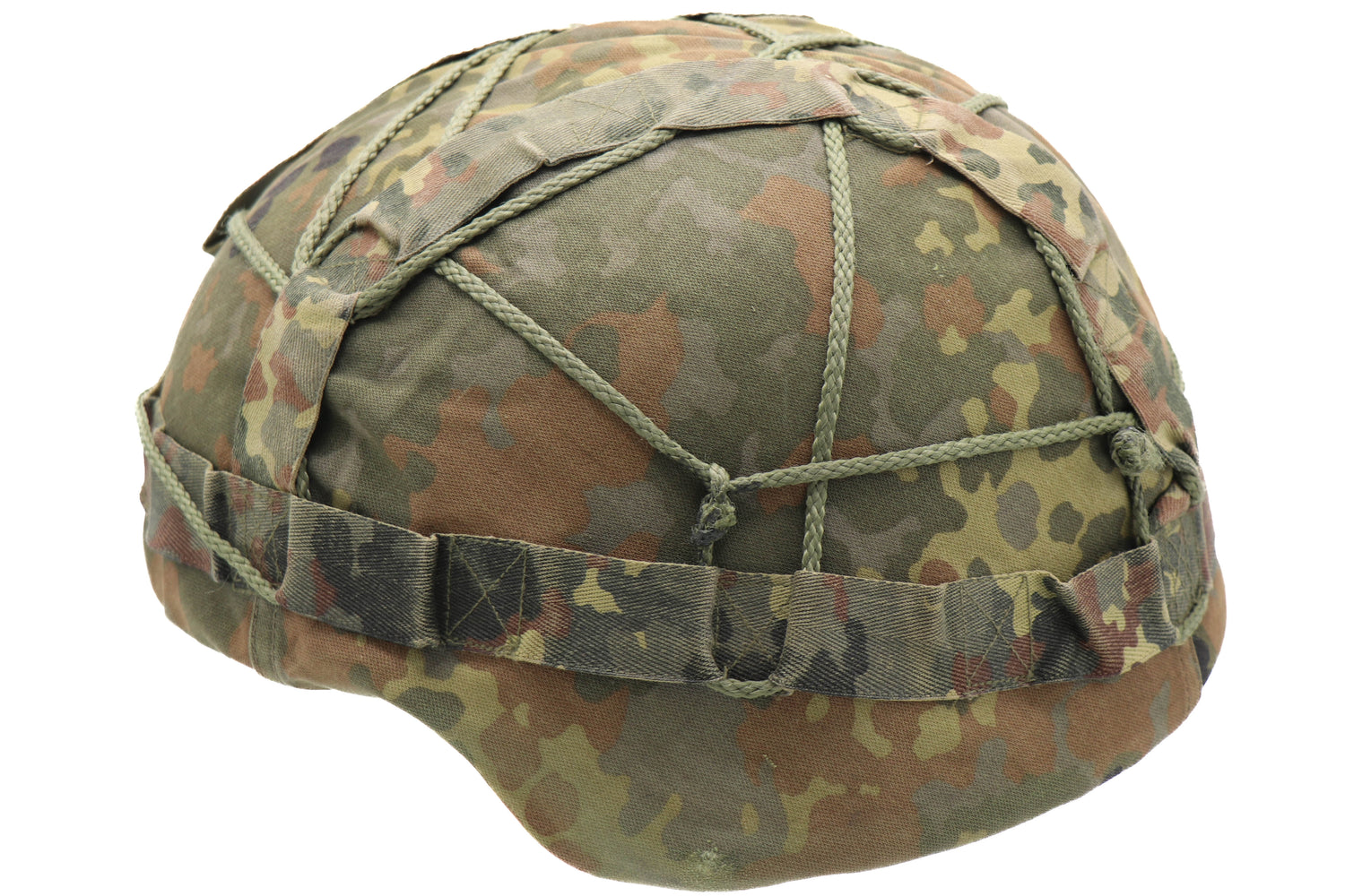 German Bundeswehr Tropical Flecktarn Helmet Cover with Net