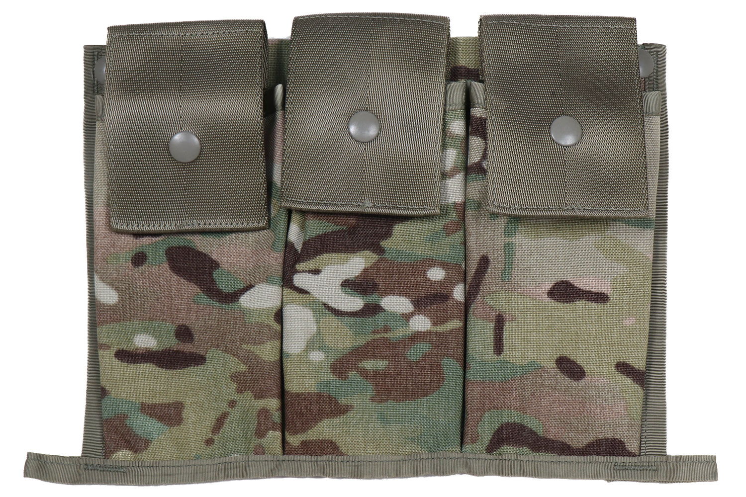 US Army Molle II OCP M4 Three Mag Bandoleer Pouch