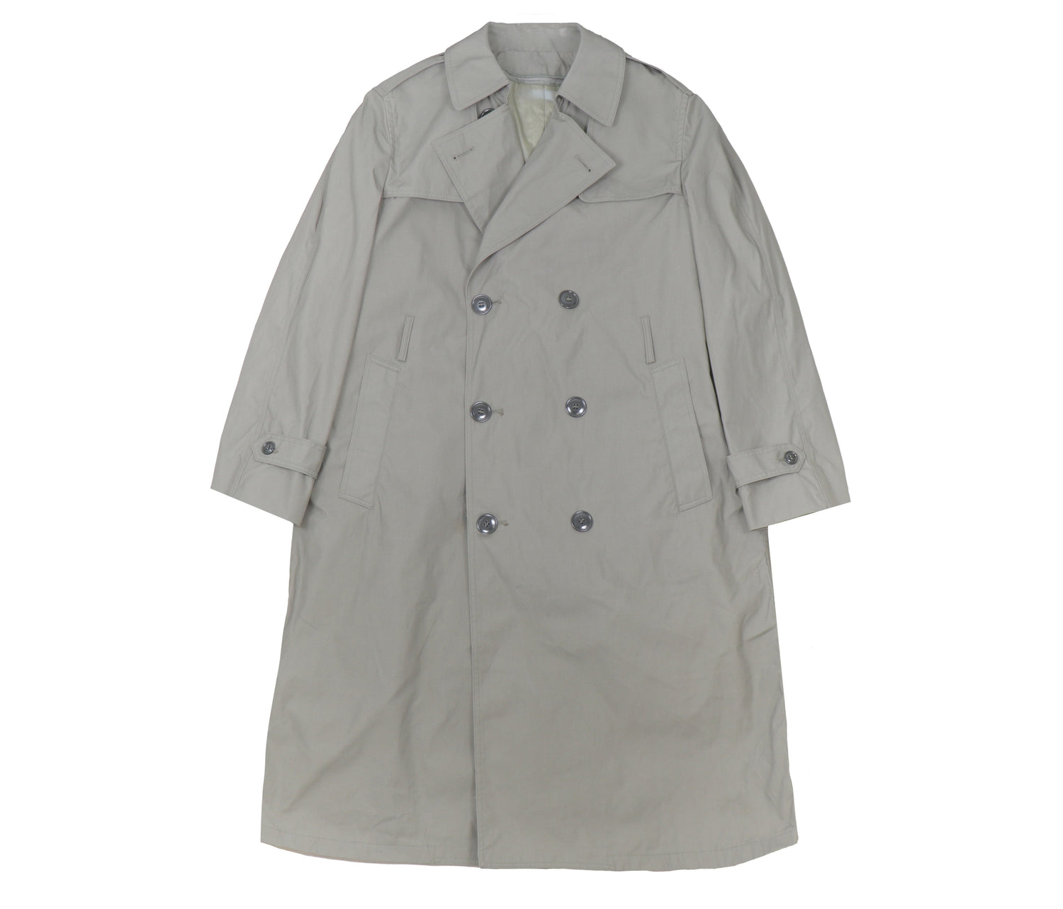 USMC Pewter All Weather Trench Overcoat