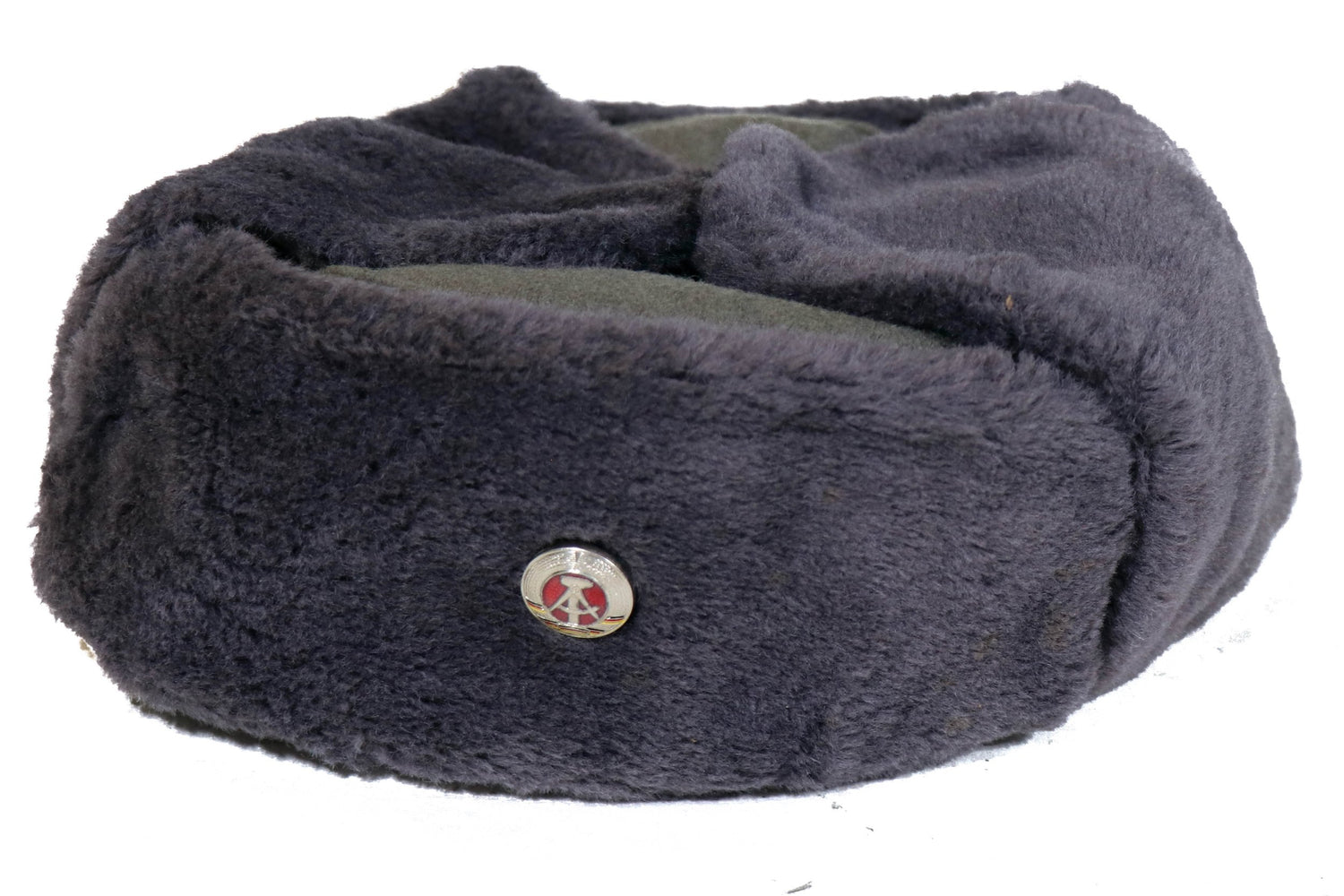 East German NVA Officer's Winter Fur Cap Hat