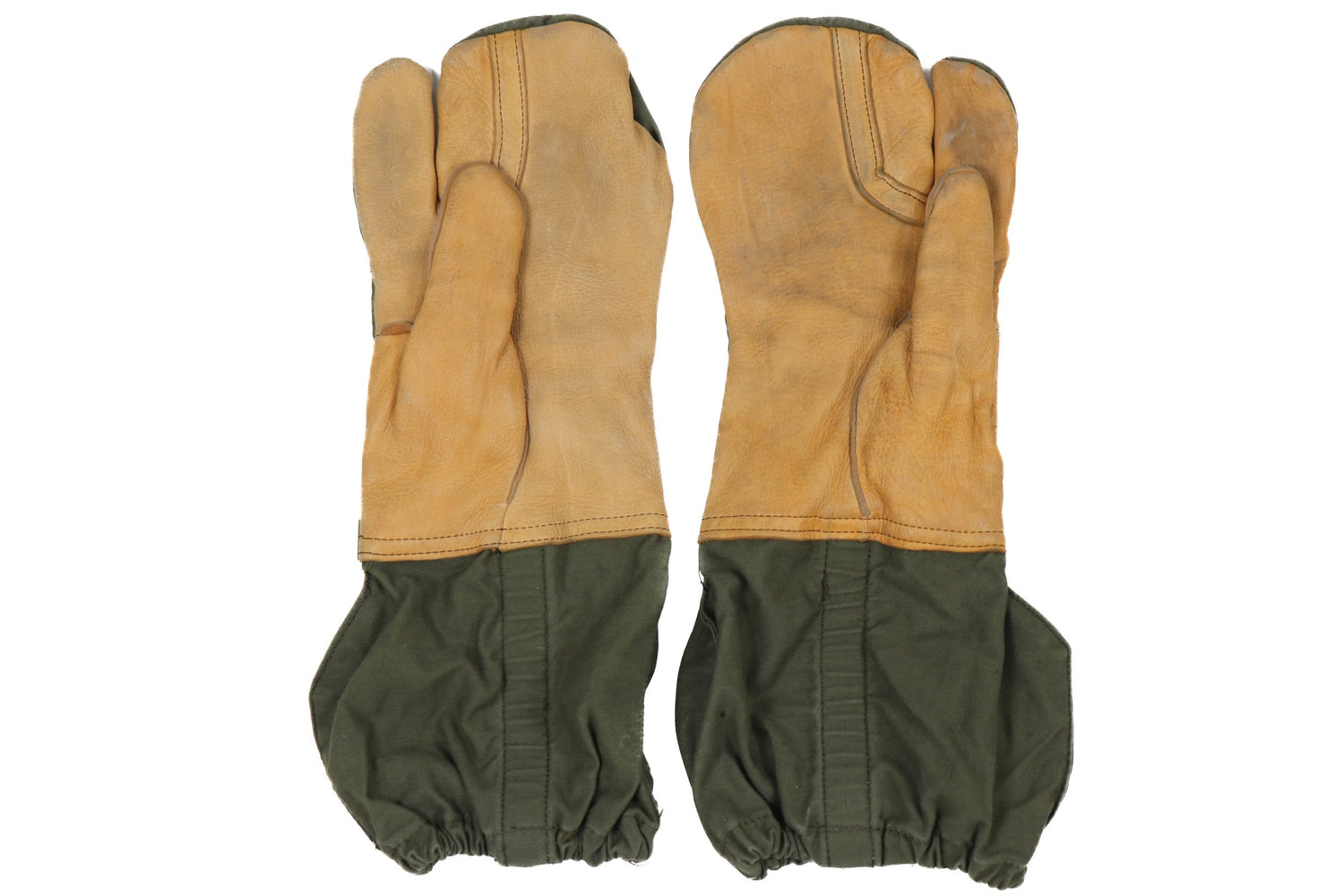 US Army M-1965 Leather Trigger Finger Cold Weather Gloves