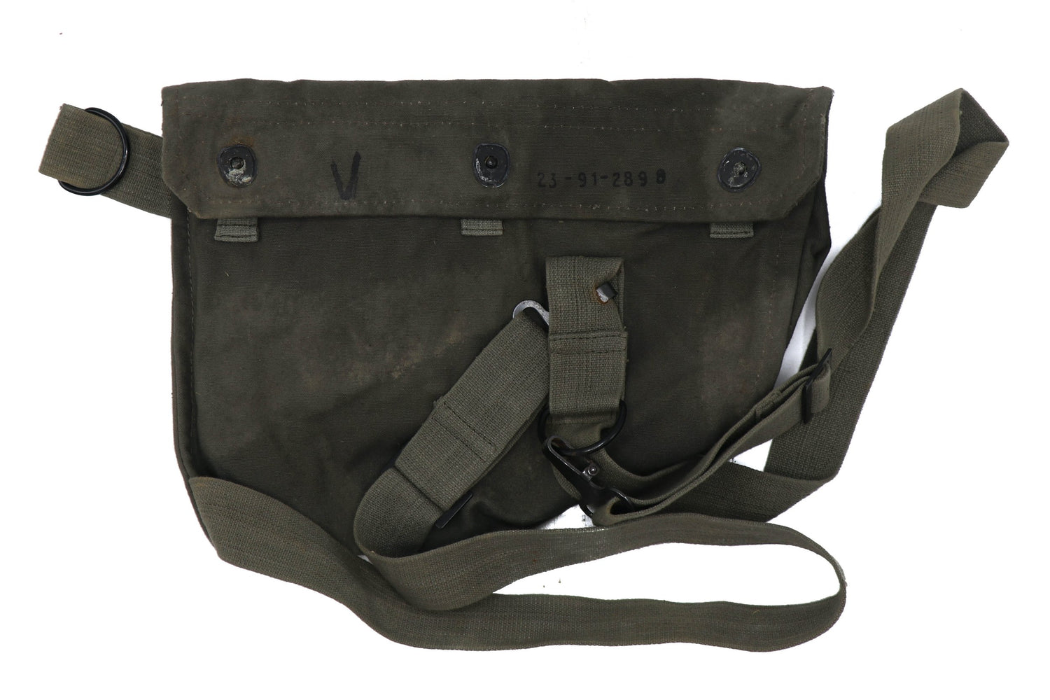 Serbian M-1 Canvas Gas Mask Bag