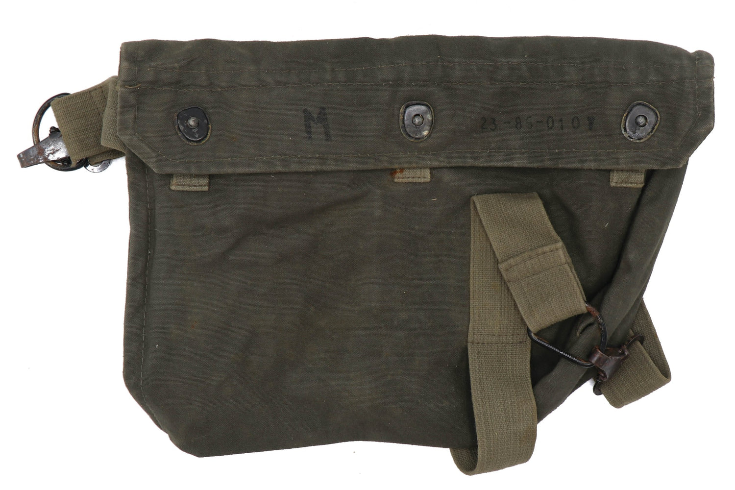 Serbian M-1 Canvas Gas Mask Bag