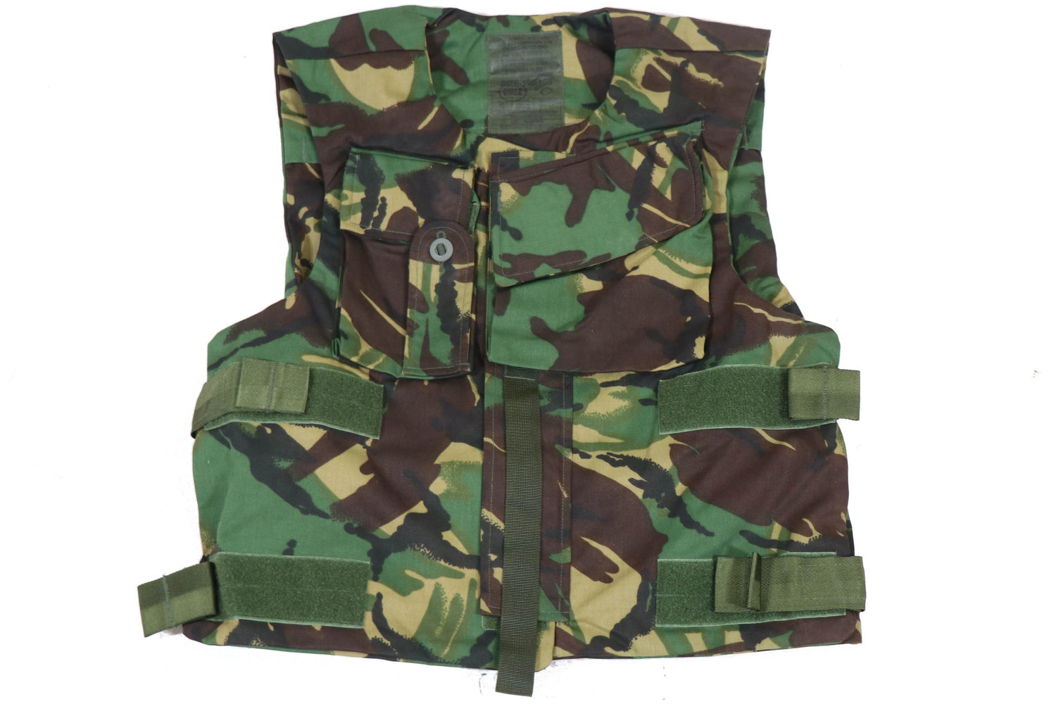 British Woodland DPM Plate Carrier Vest Cover