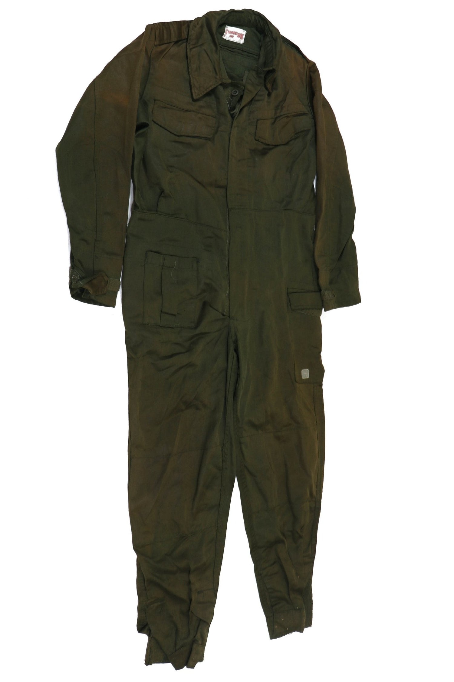 Belgian Army OD Green Tanker Coveralls