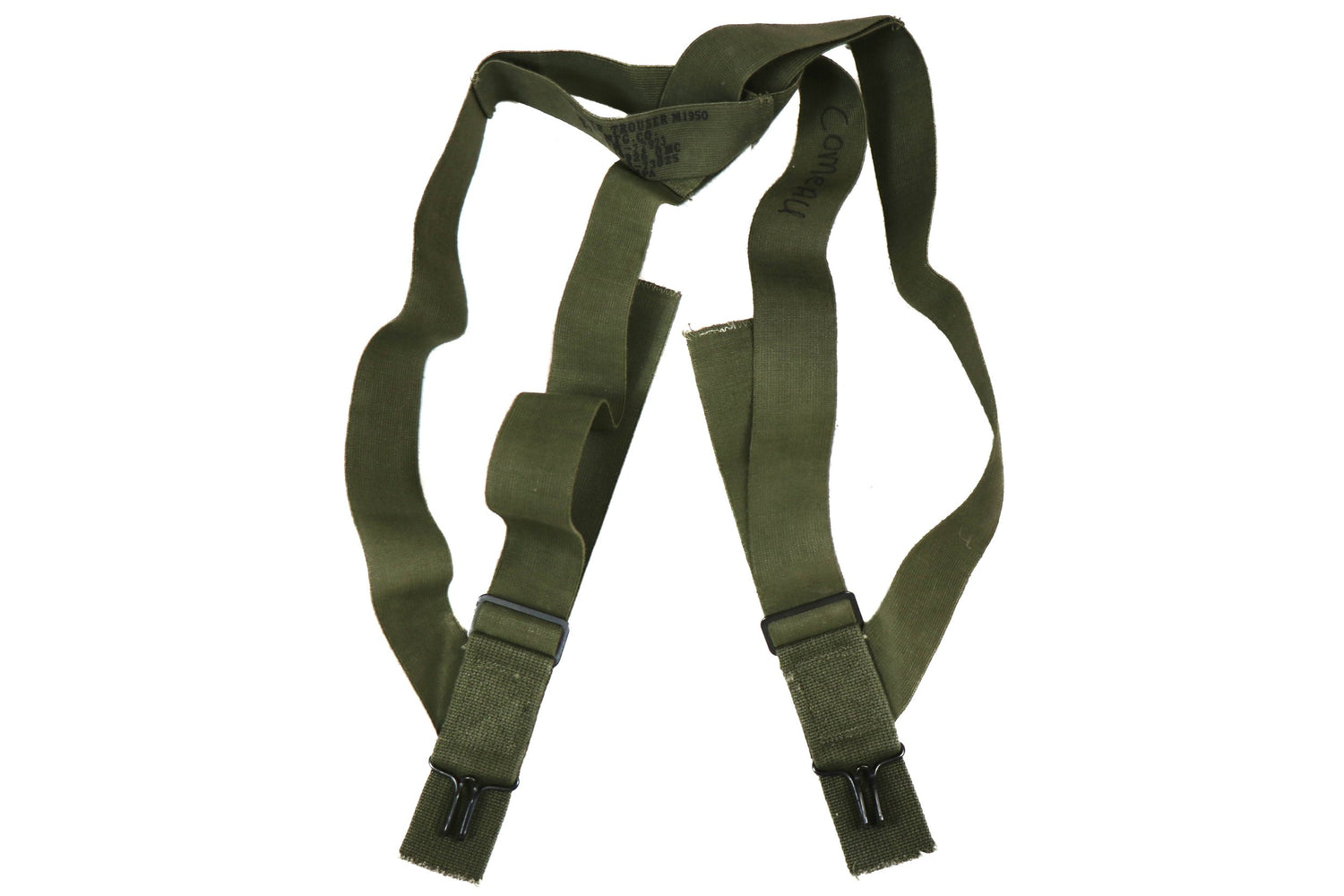 US M-1950 OD Green Pants Suspenders