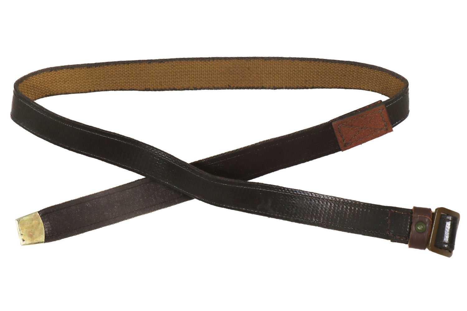 Russian Military Brown Kirza Leather Belt