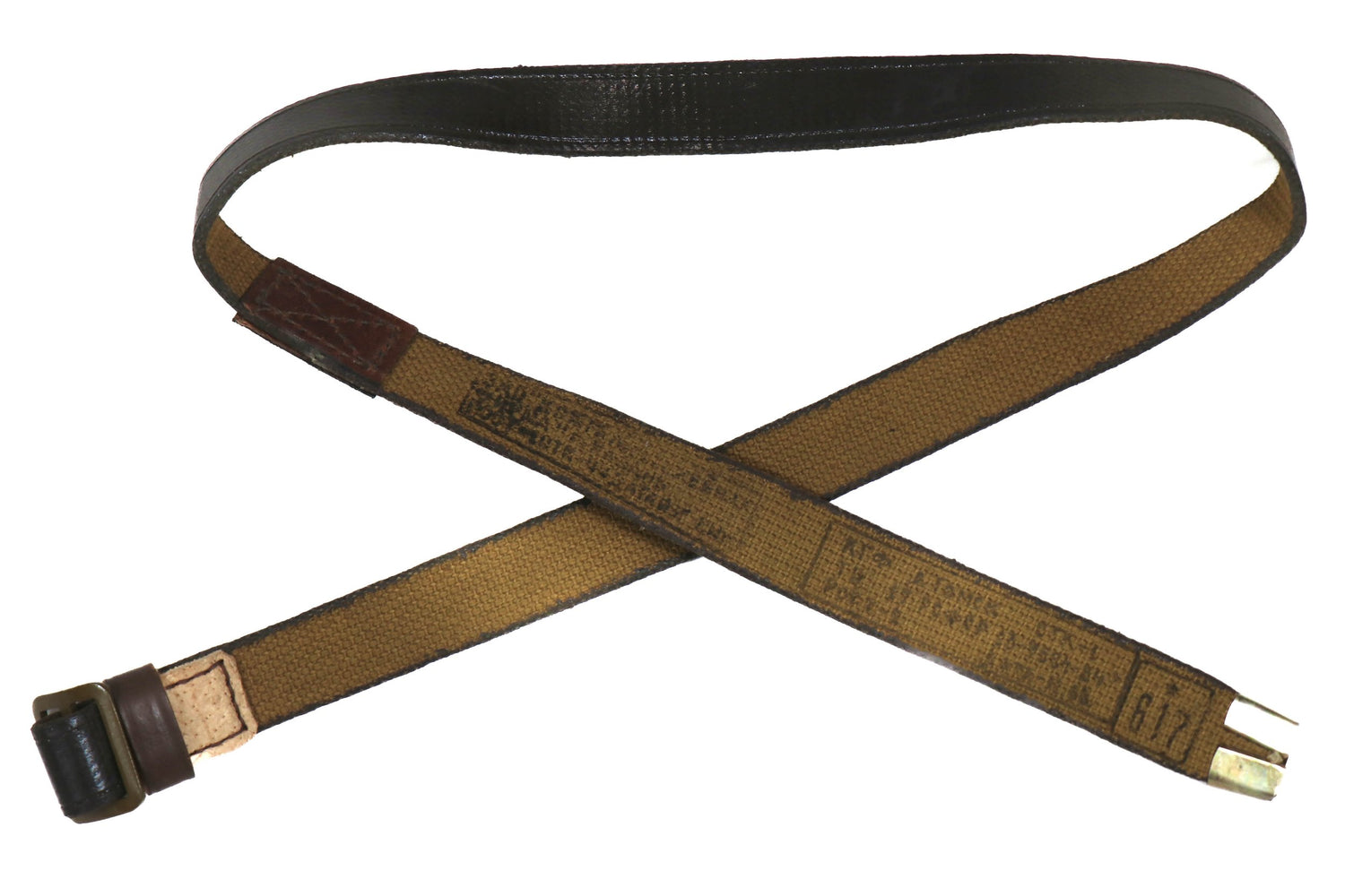 Russian Military Brown Kirza Leather Belt