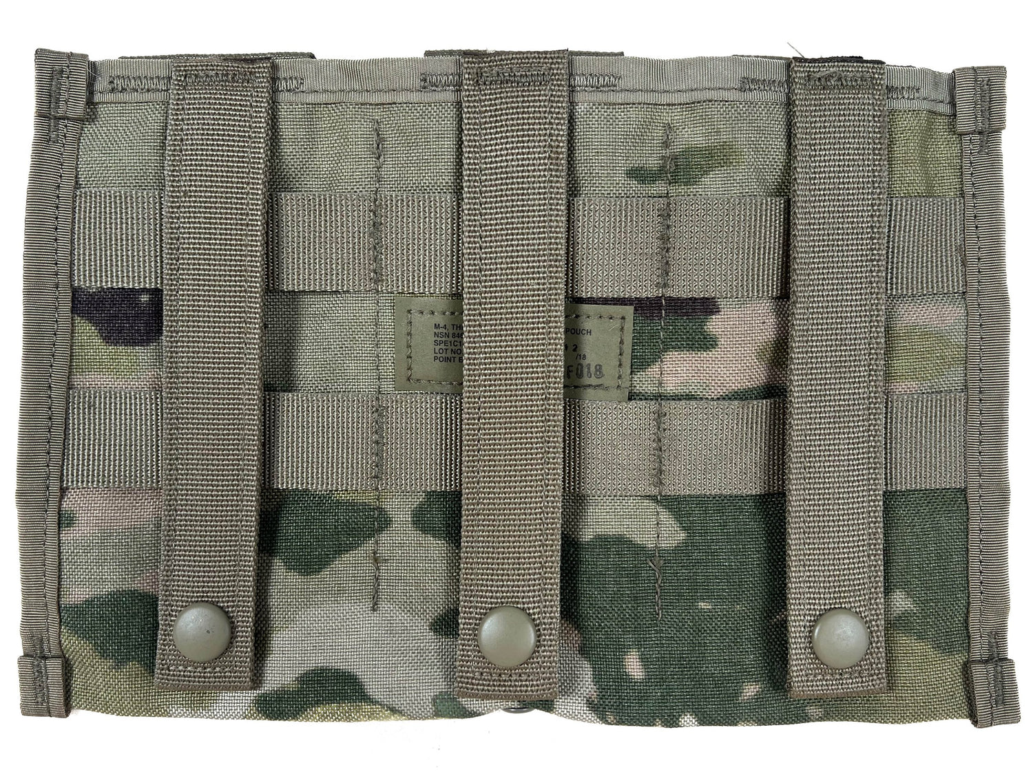 US Army Molle II Multicam M4 Three Mag Pouch