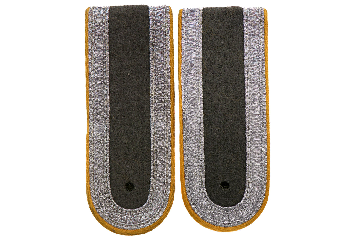 East German NCO Shoulder Board w Yellow Piping