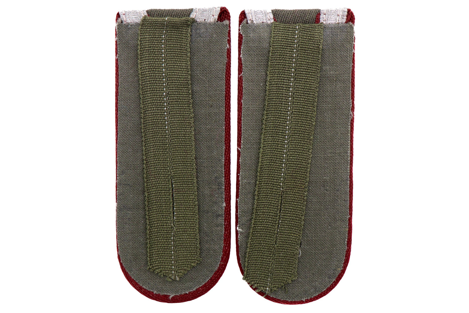 East German NCO Shoulder Board w Maroon Piping