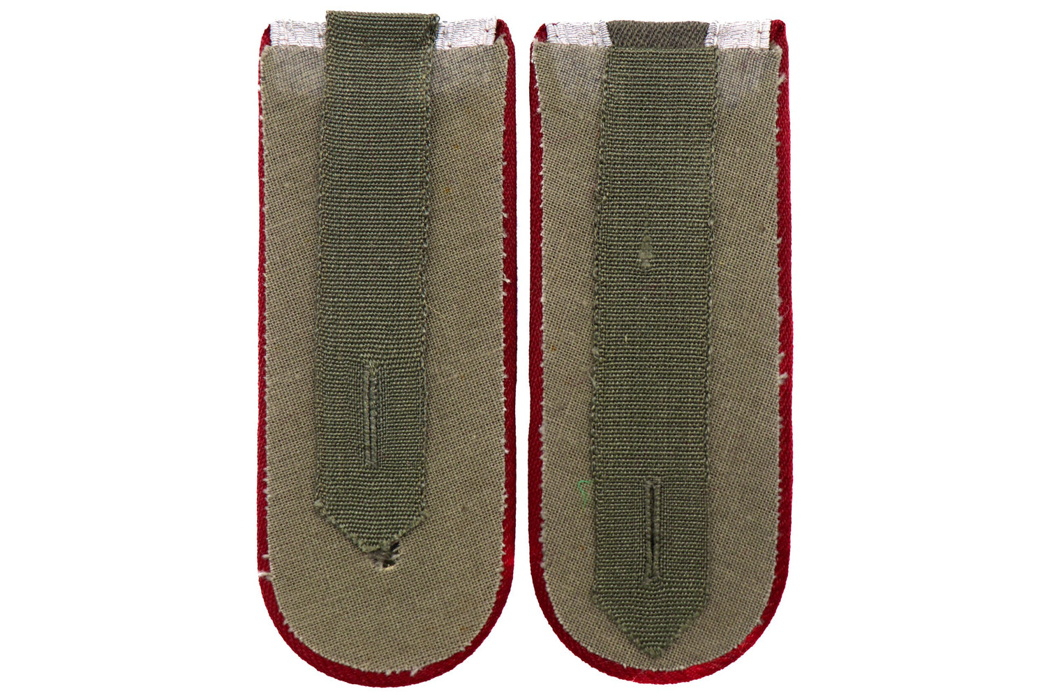 East German NCO Shoulder Board w Maroon Piping