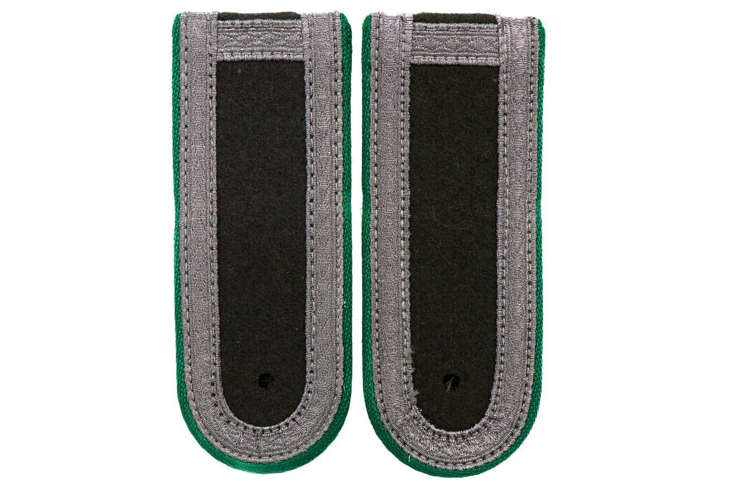 East German NCO Shoulder Board w Green Piping