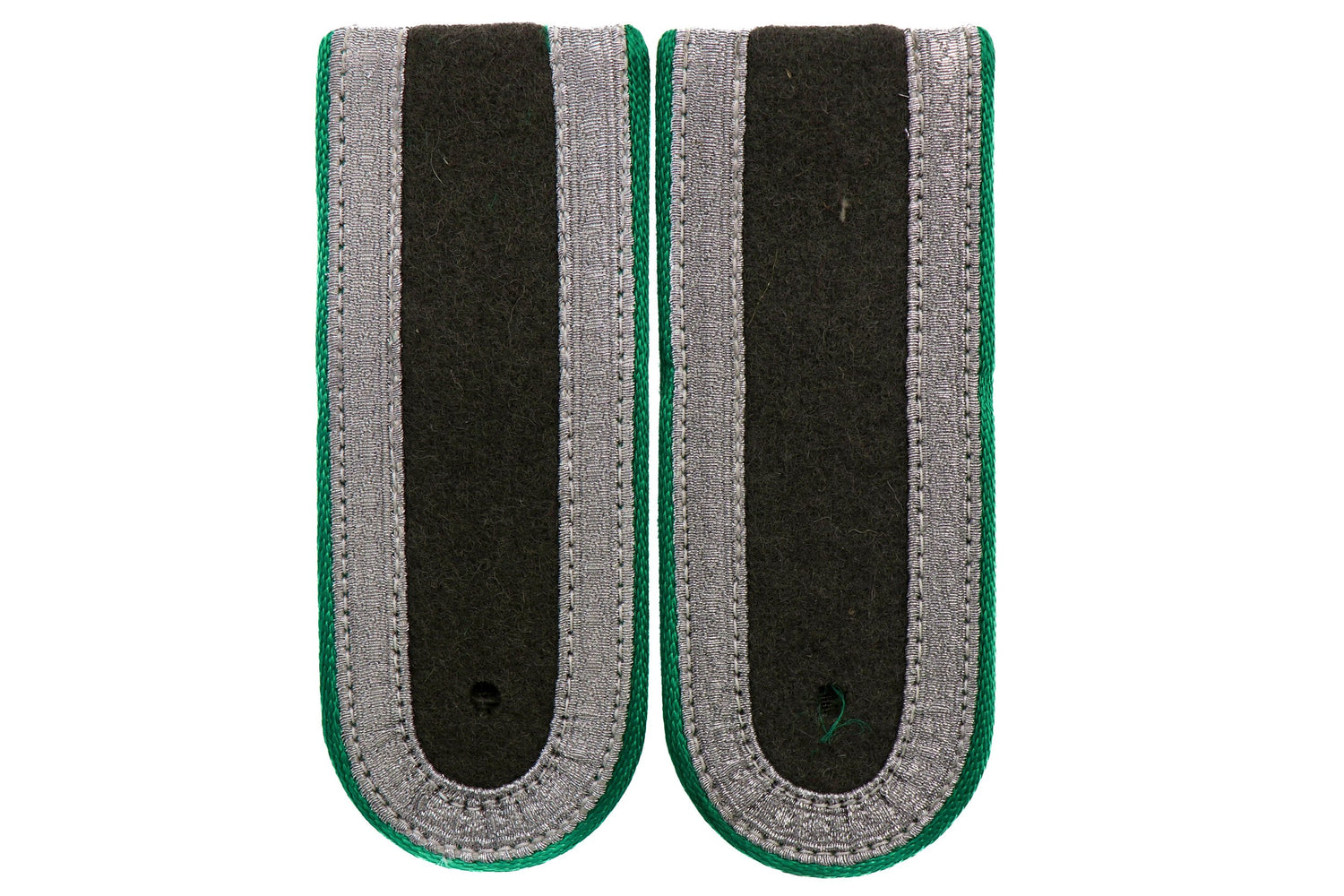 East German NCO Shoulder Board w Green Piping