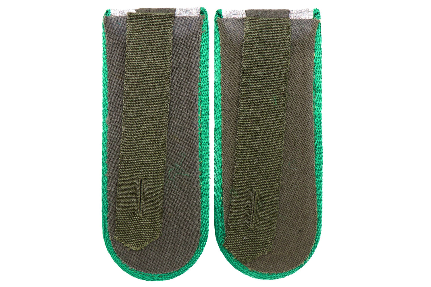 East German NCO Shoulder Board w Green Piping